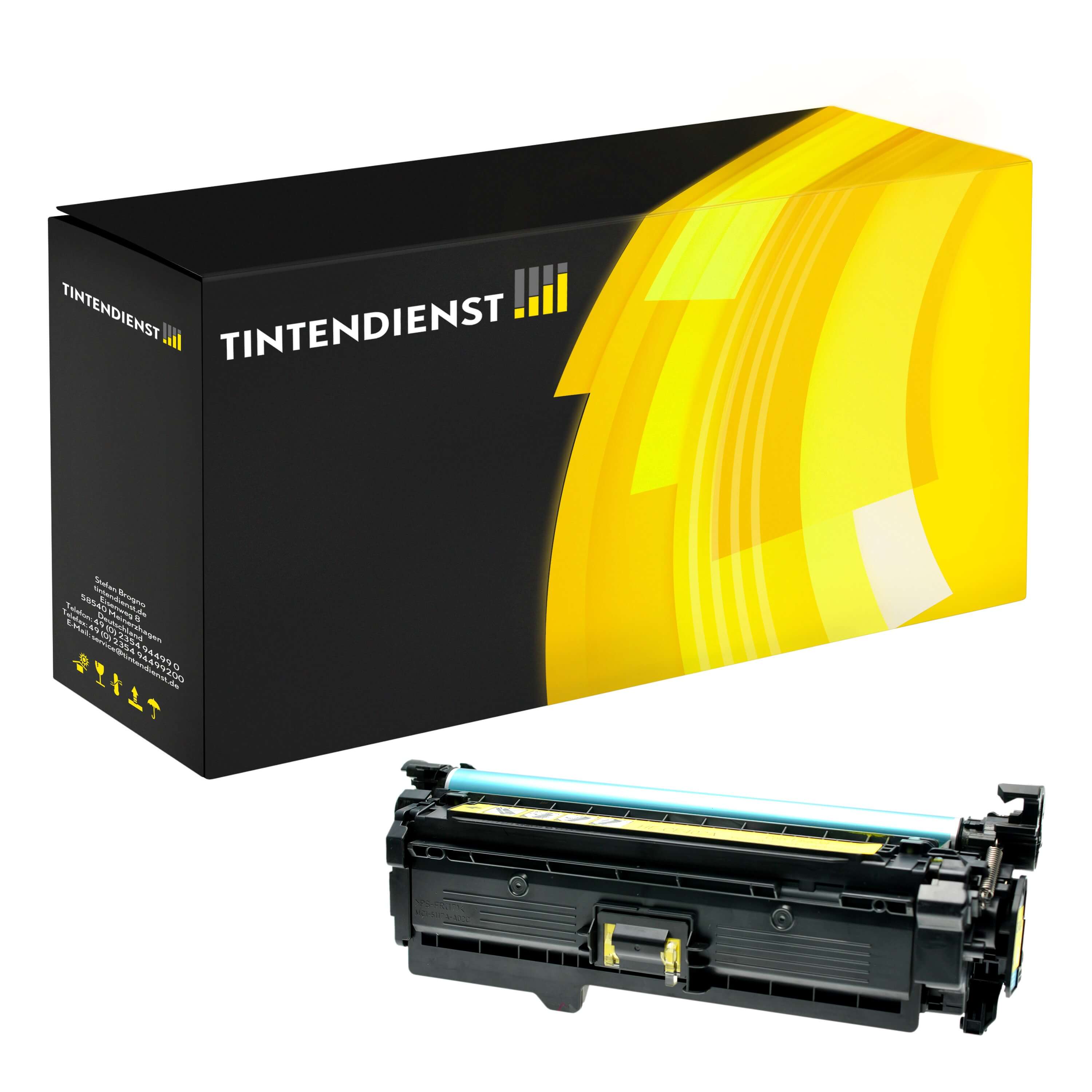 Toner kompatibel zu HP 507A, gelb