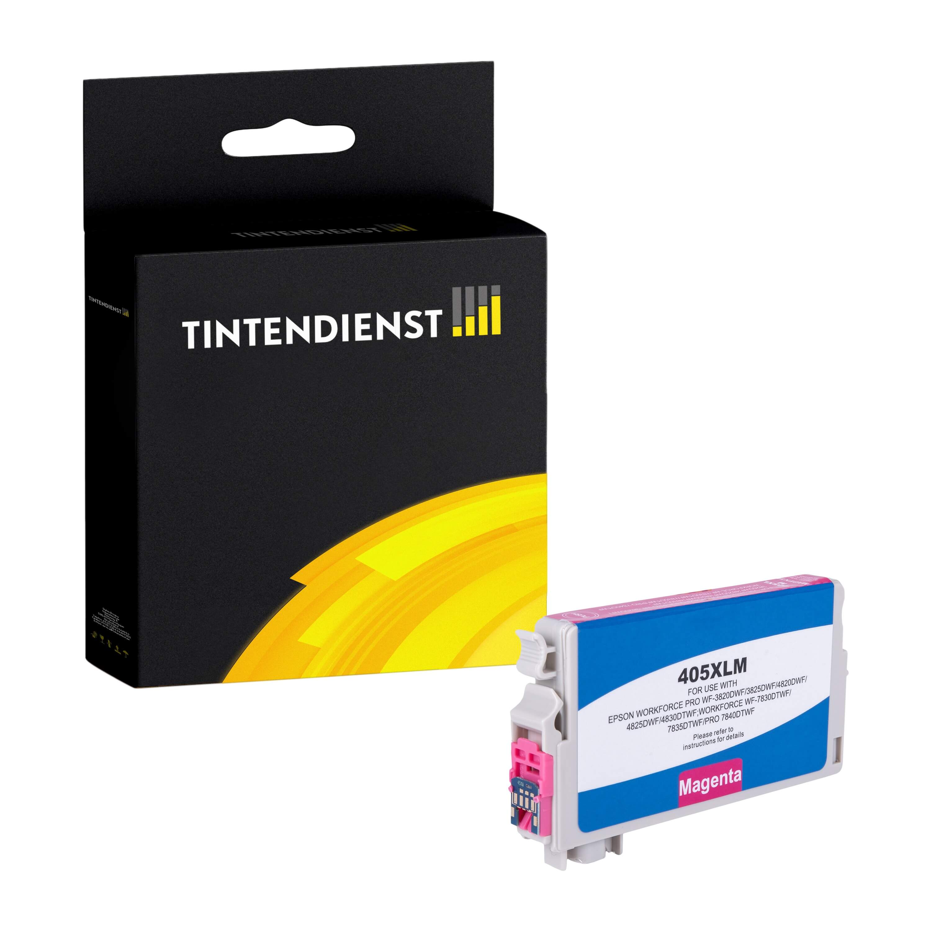 Tintendienst kompatibel für Epson Tintenpatrone C13T05H34010 / 405XL Magenta [XL Füllmenge]