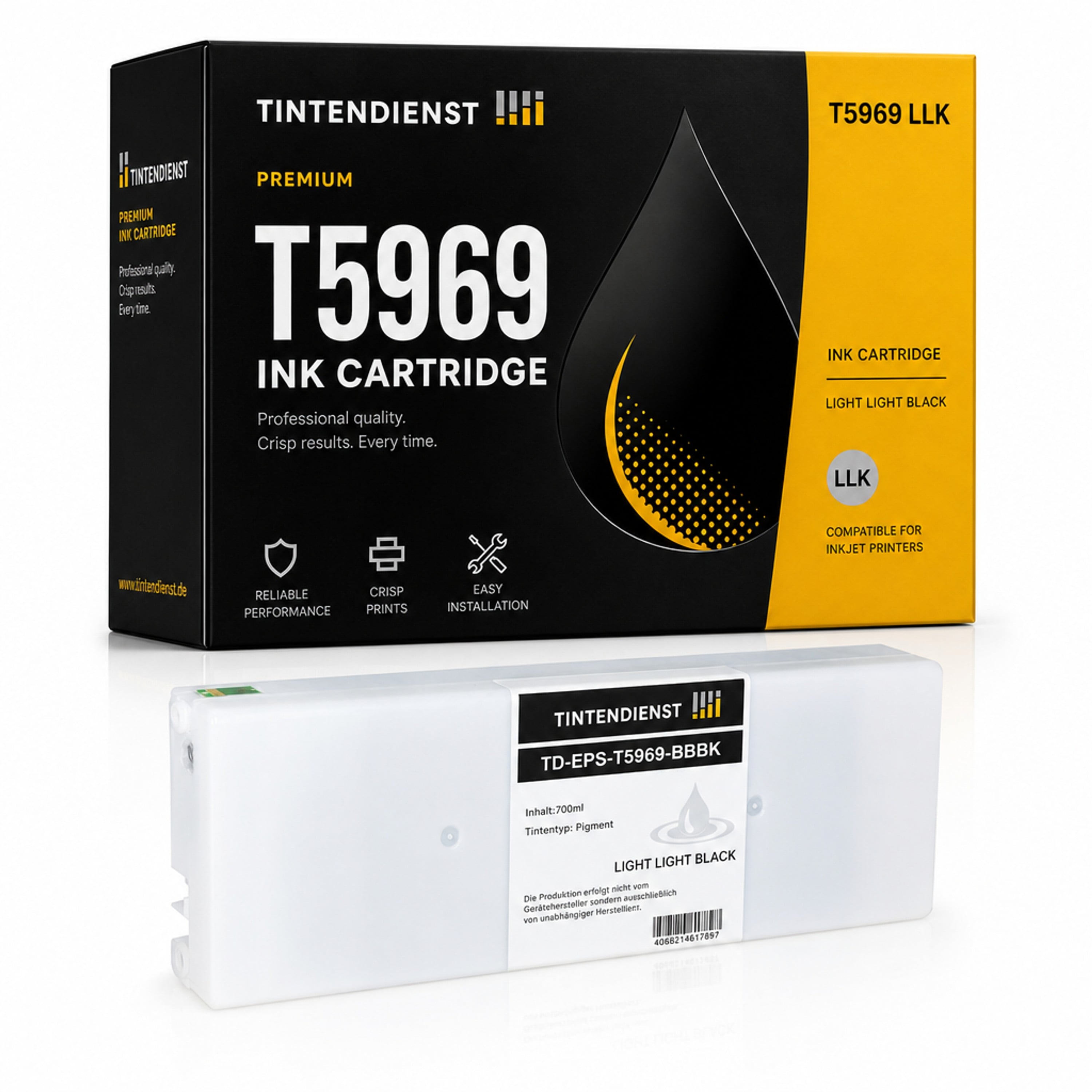 Druckerpatrone kompatibel zu Epson T5969, schwarz hell hell