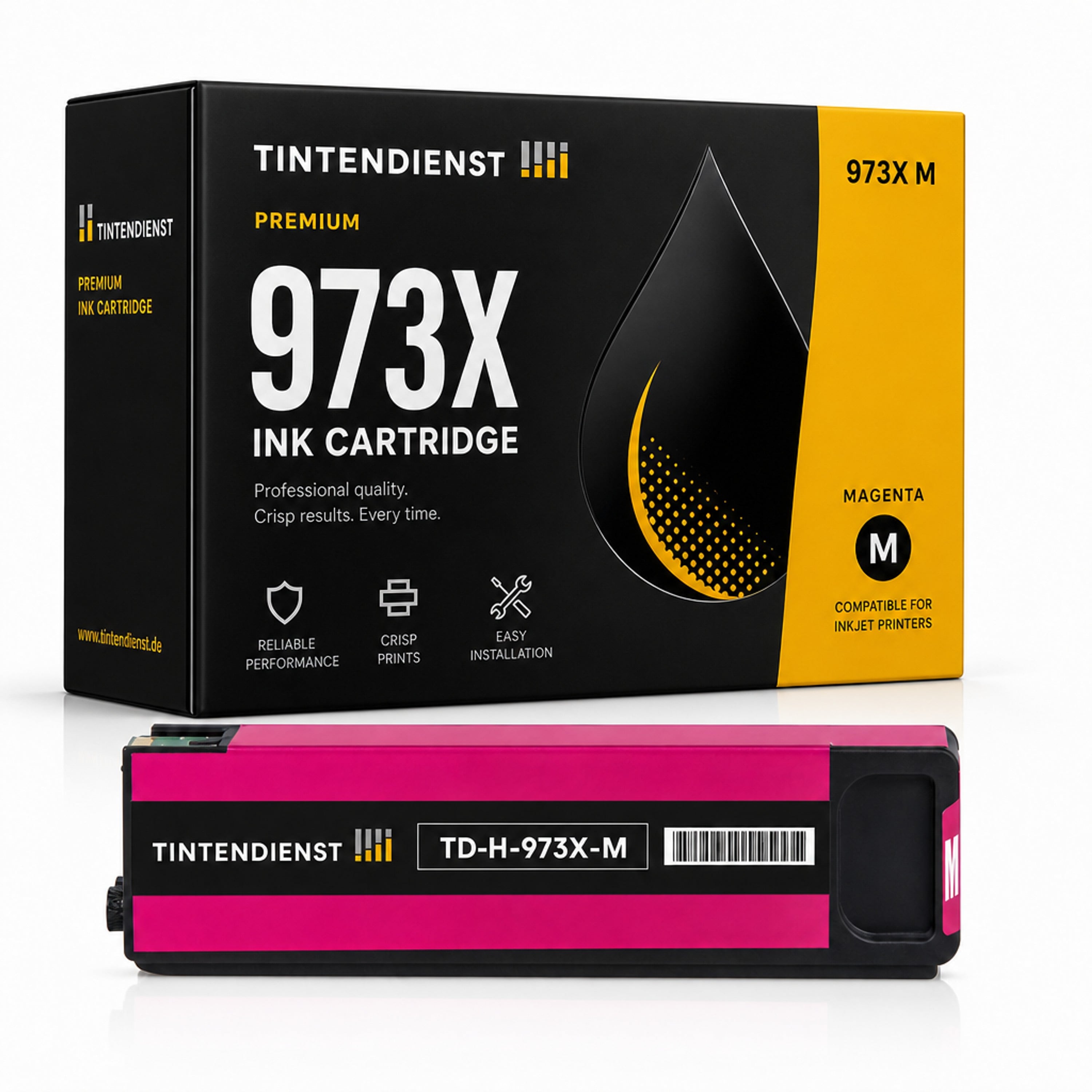 Druckerpatrone kompatibel zu HP 973X, magenta
