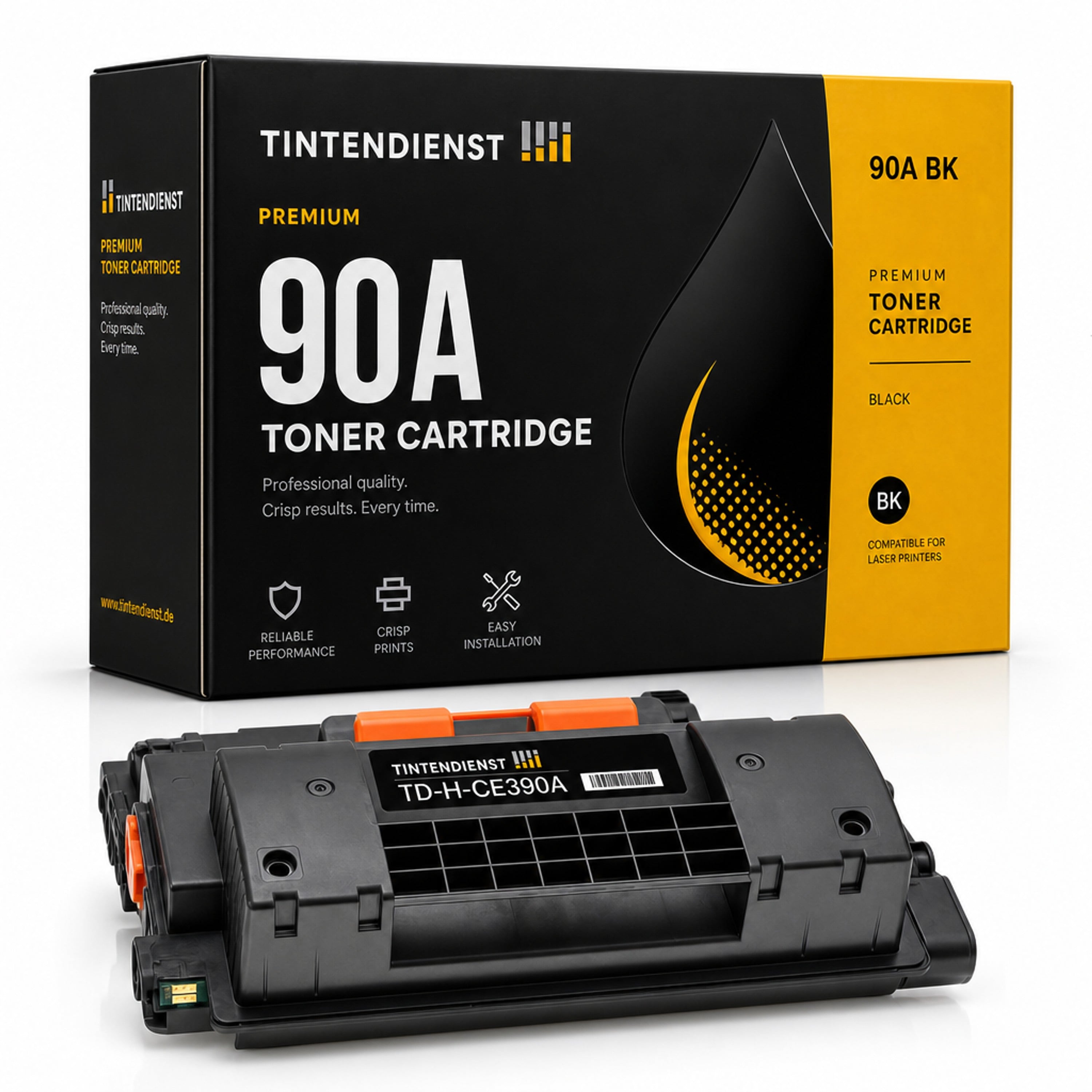 Toner kompatibel zu HP 90A, schwarz