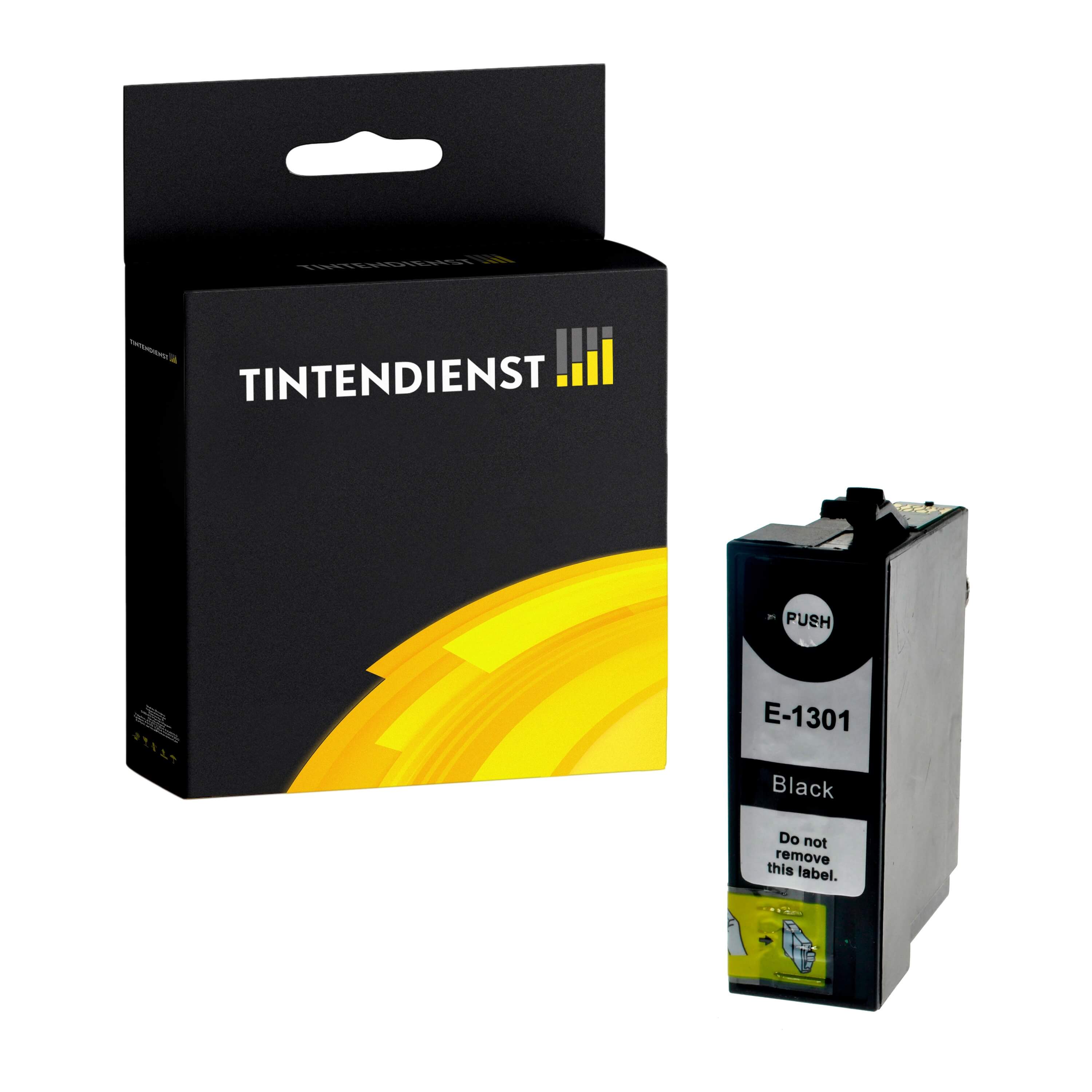 Tintendienst kompatibel für Epson Tintenpatrone C13T13014010 / T1301 Schwarz