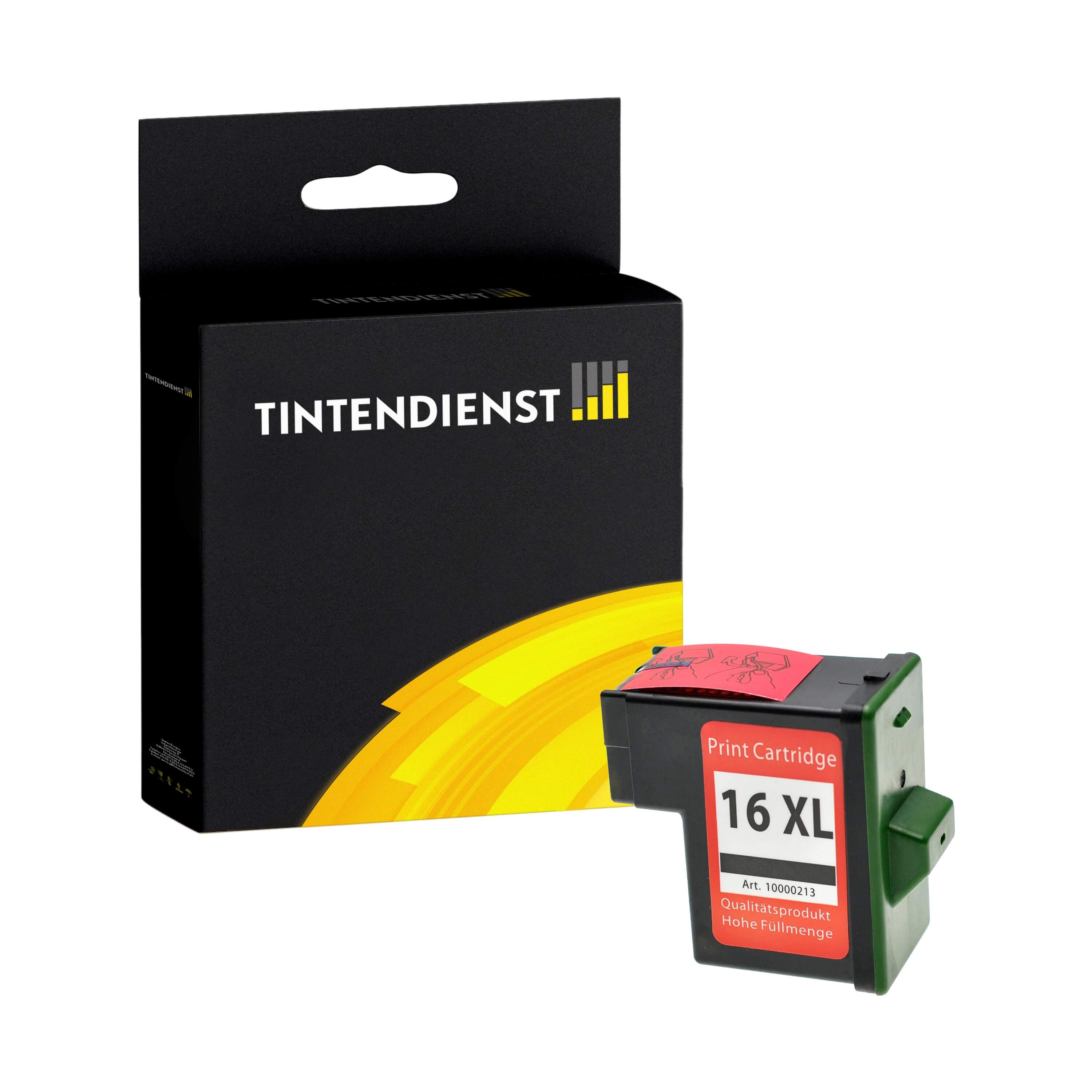 Lexmark 16 Druckerpatrone (10N0016E) schwarz – Tintendienst kompatibel