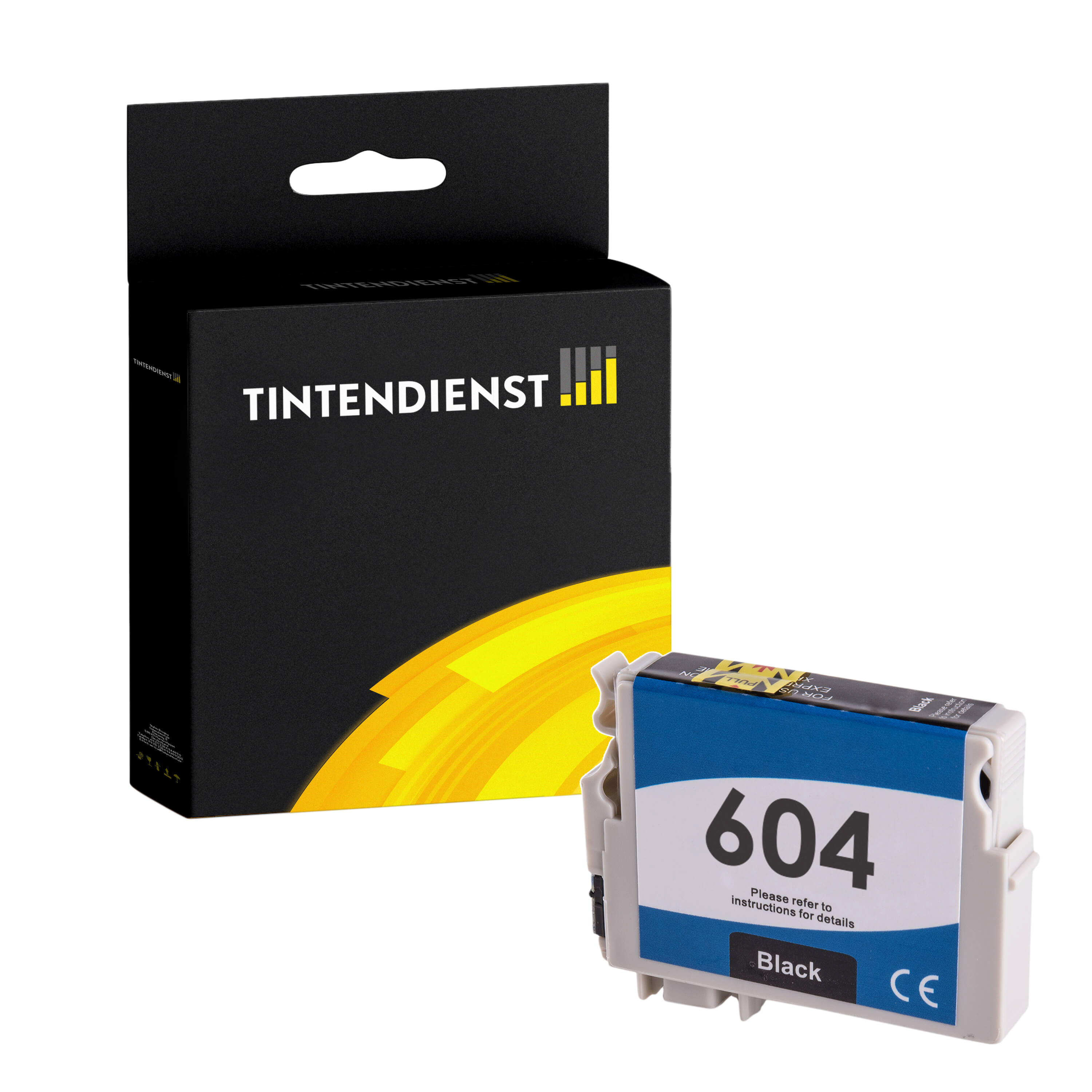 Tintendienst kompatibel für Epson Tintenpatrone C13T10G14010 / 604 Schwarz