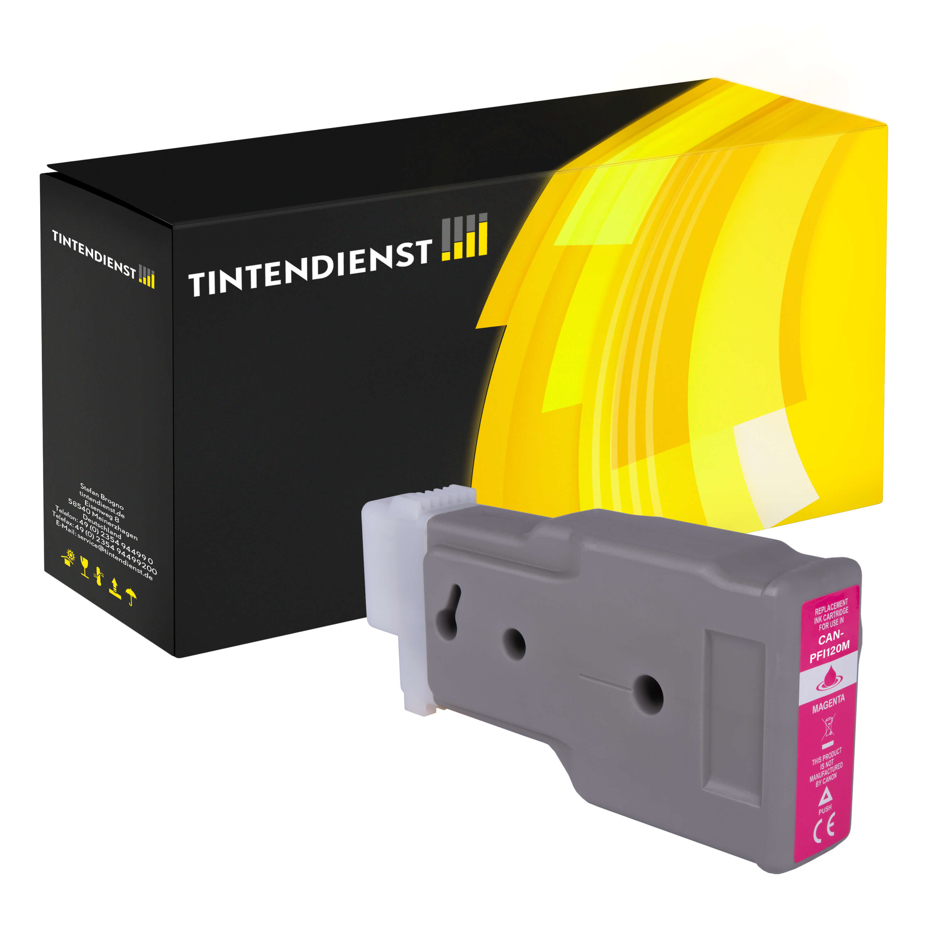 Druckerpatrone kompatibel zu Canon PFI-120M, magenta