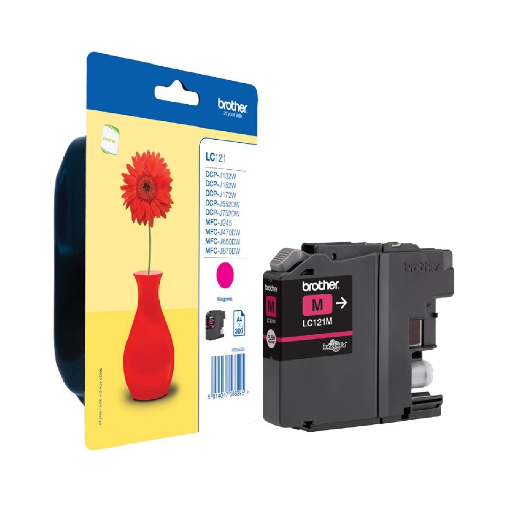 Original Brother Tintenpatrone LC-121M Magenta