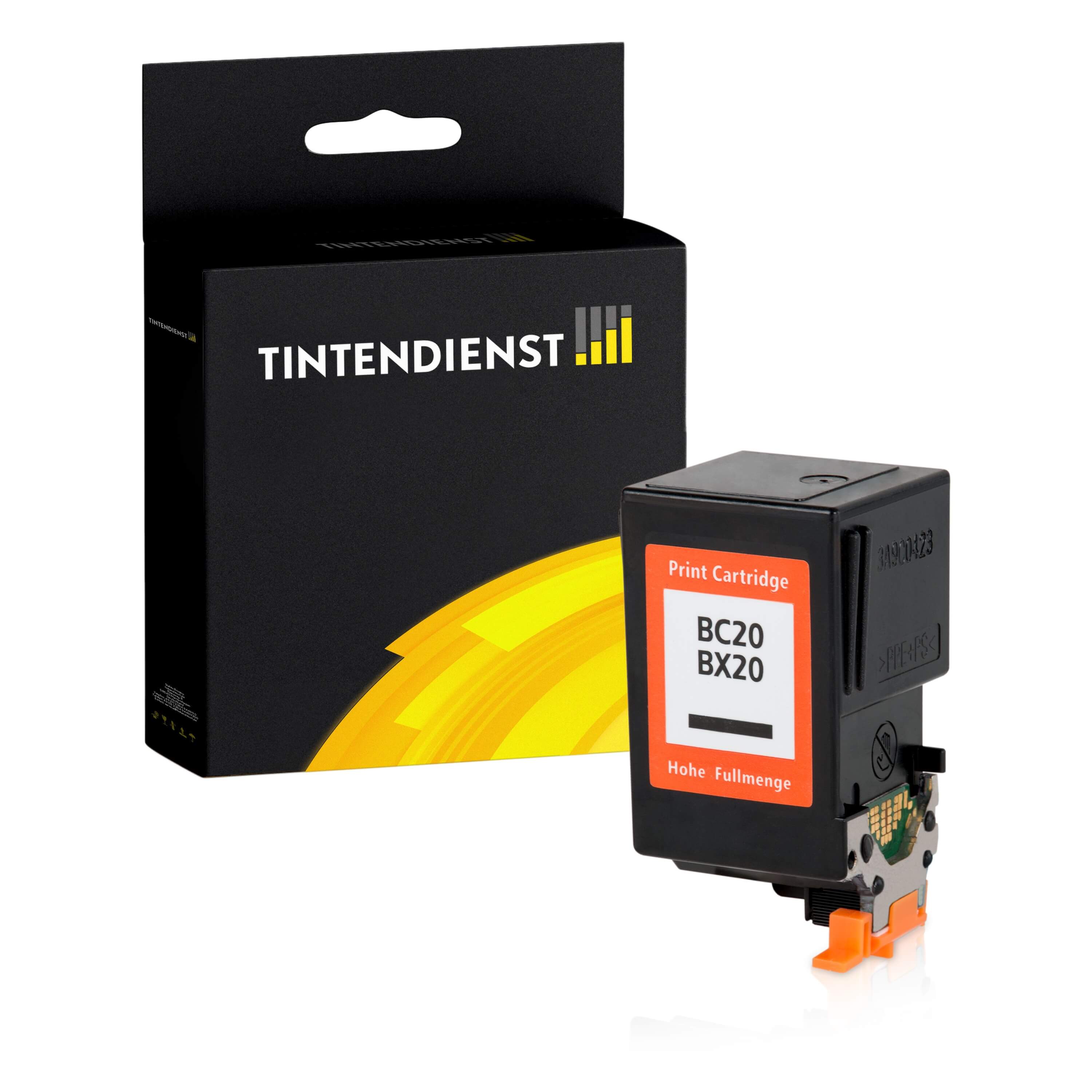 Tintendienst kompatibel für Canon Tintenpatrone 0895A002 / BC-20BK Schwarz