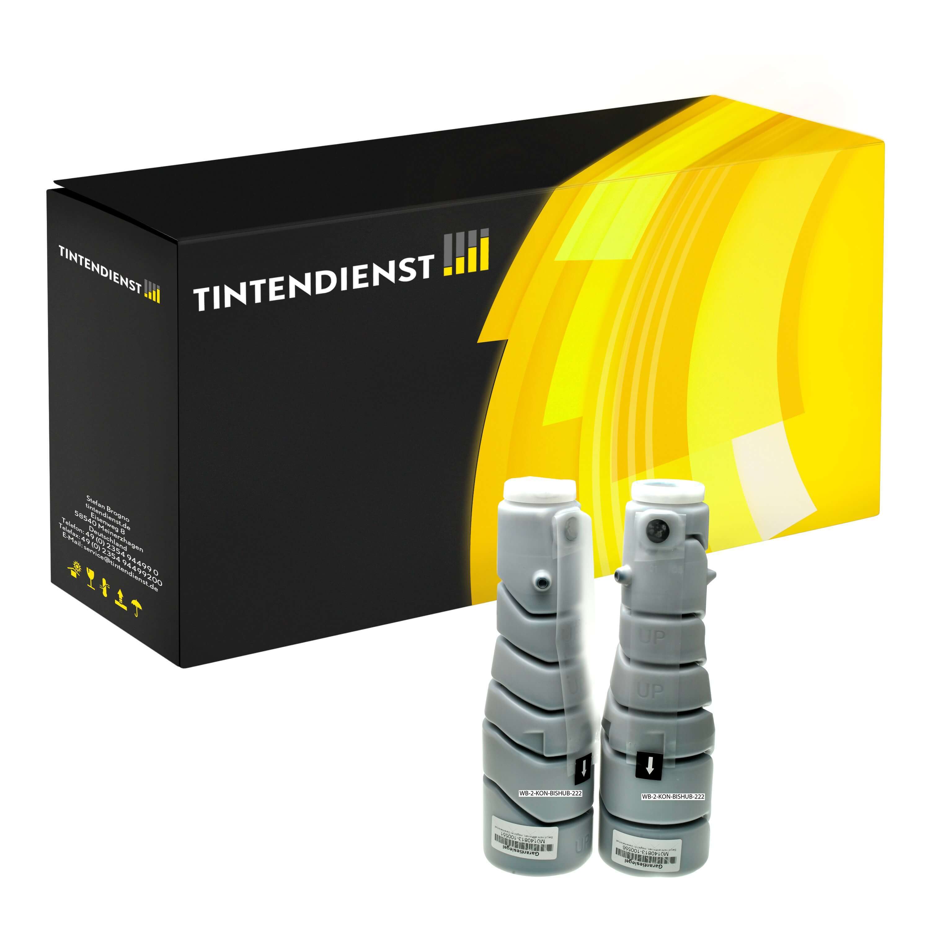 Set kompatibel zu Konica Minolta TN-211, 2 Toner