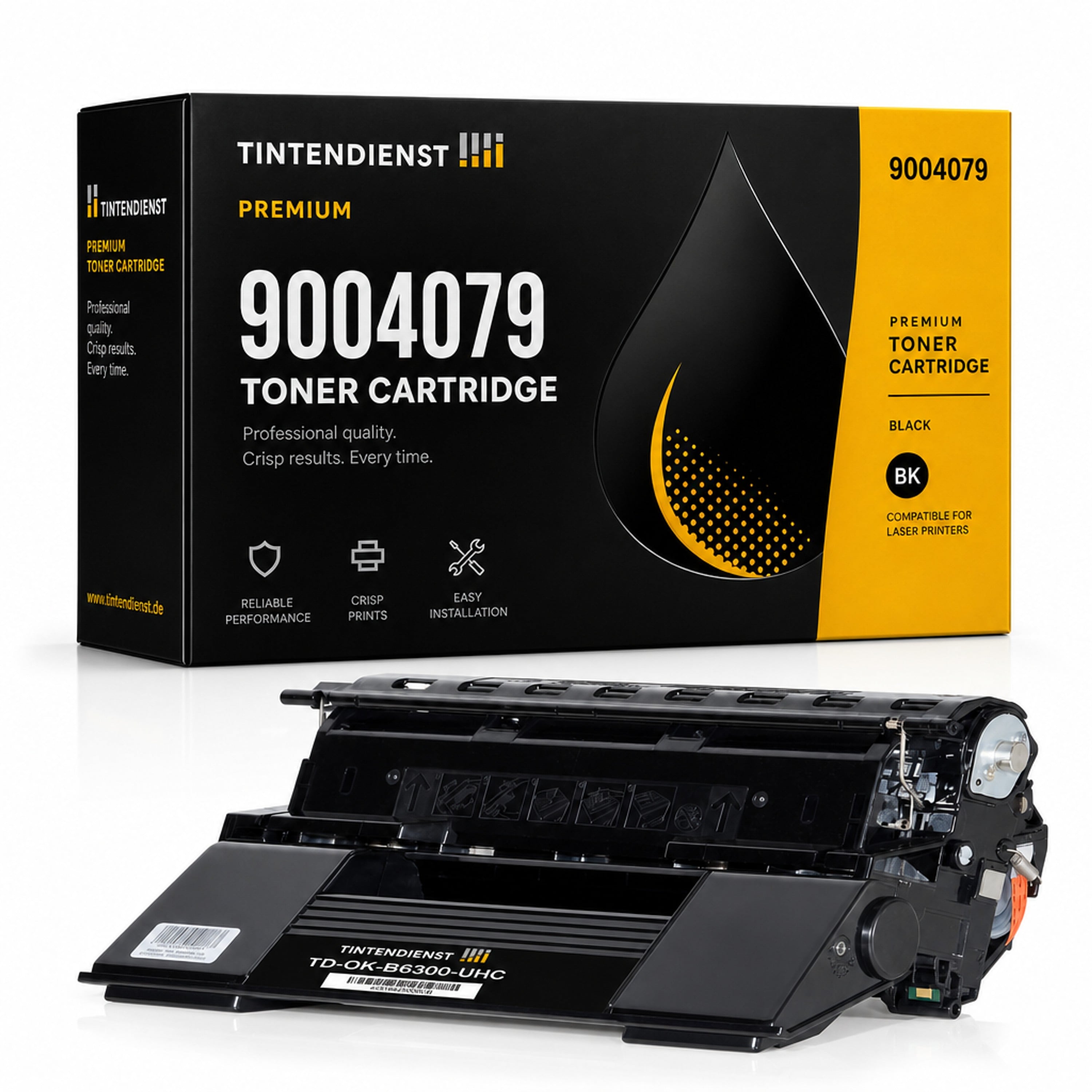 Toner kompatibel zu OKI 9004079, schwarz