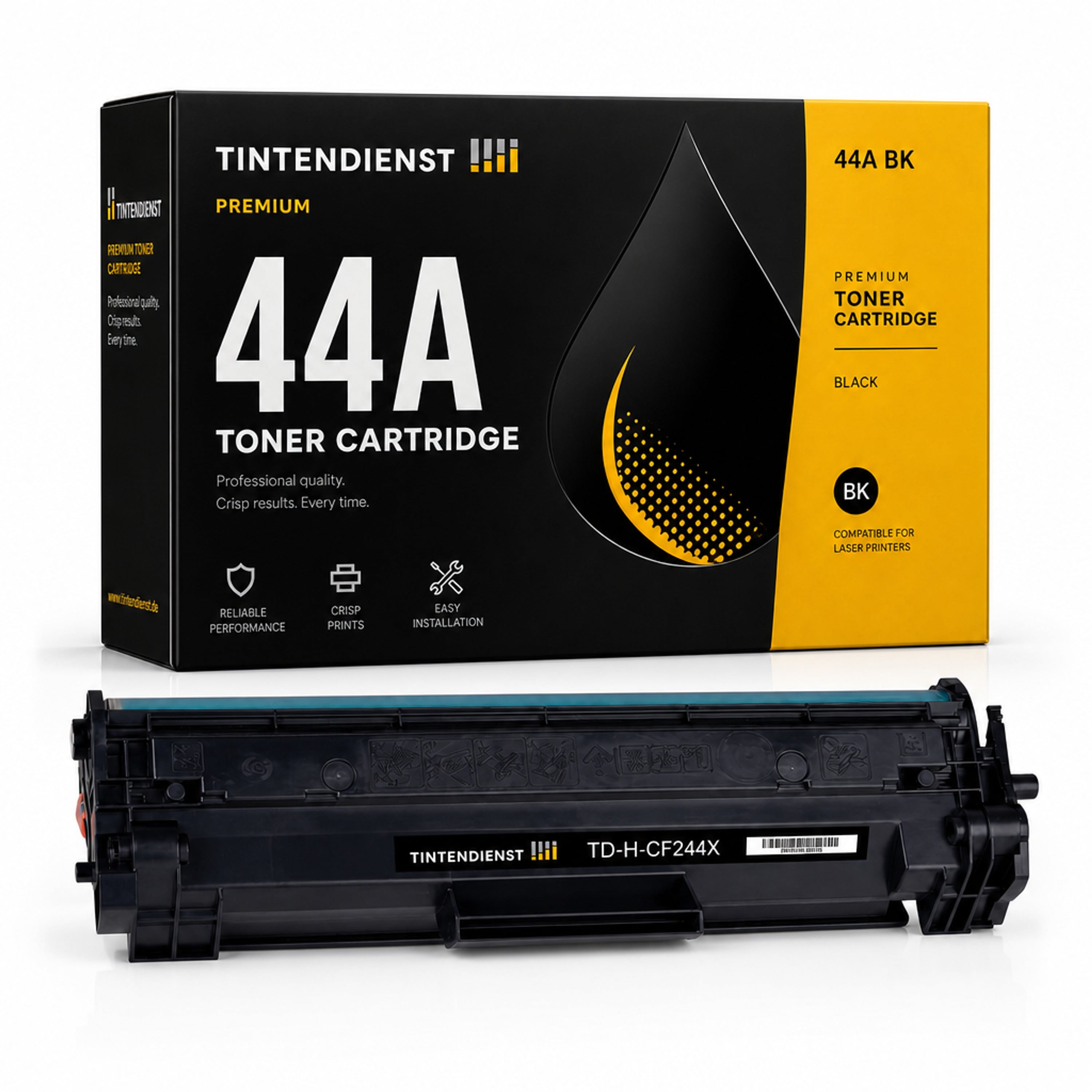 Toner kompatibel zu HP 44A XL, schwarz
