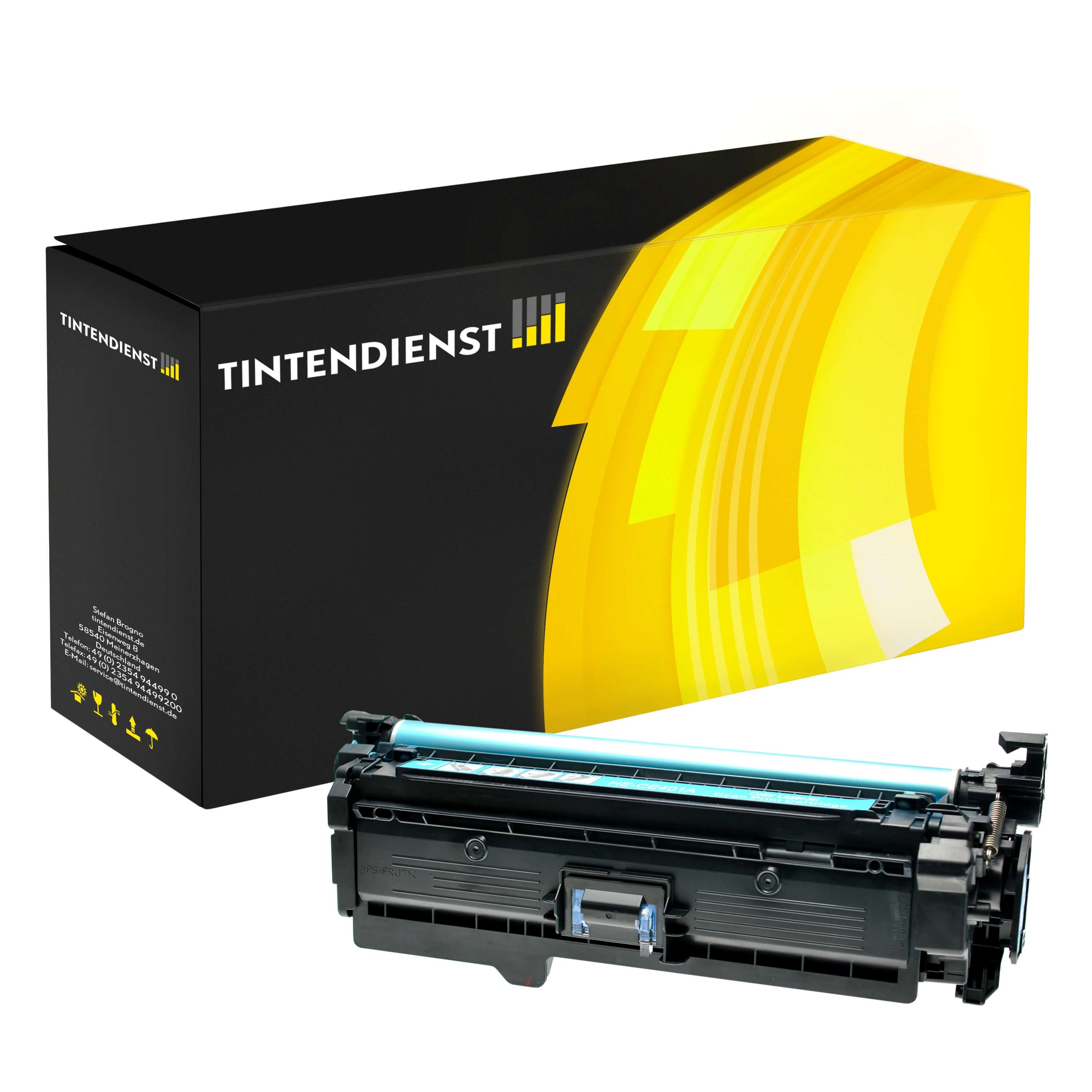 Toner kompatibel zu HP 507A, cyan