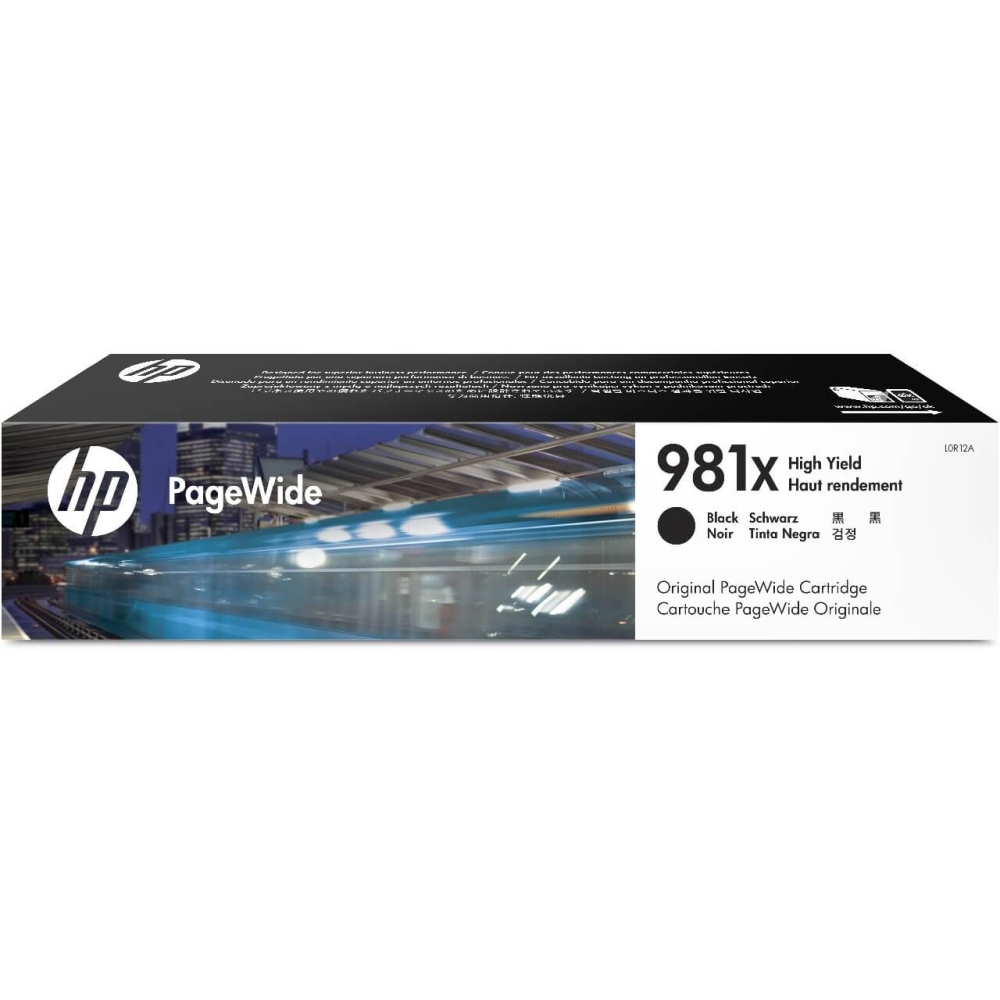Original HP Tintenpatrone L0R12A / 981X Schwarz