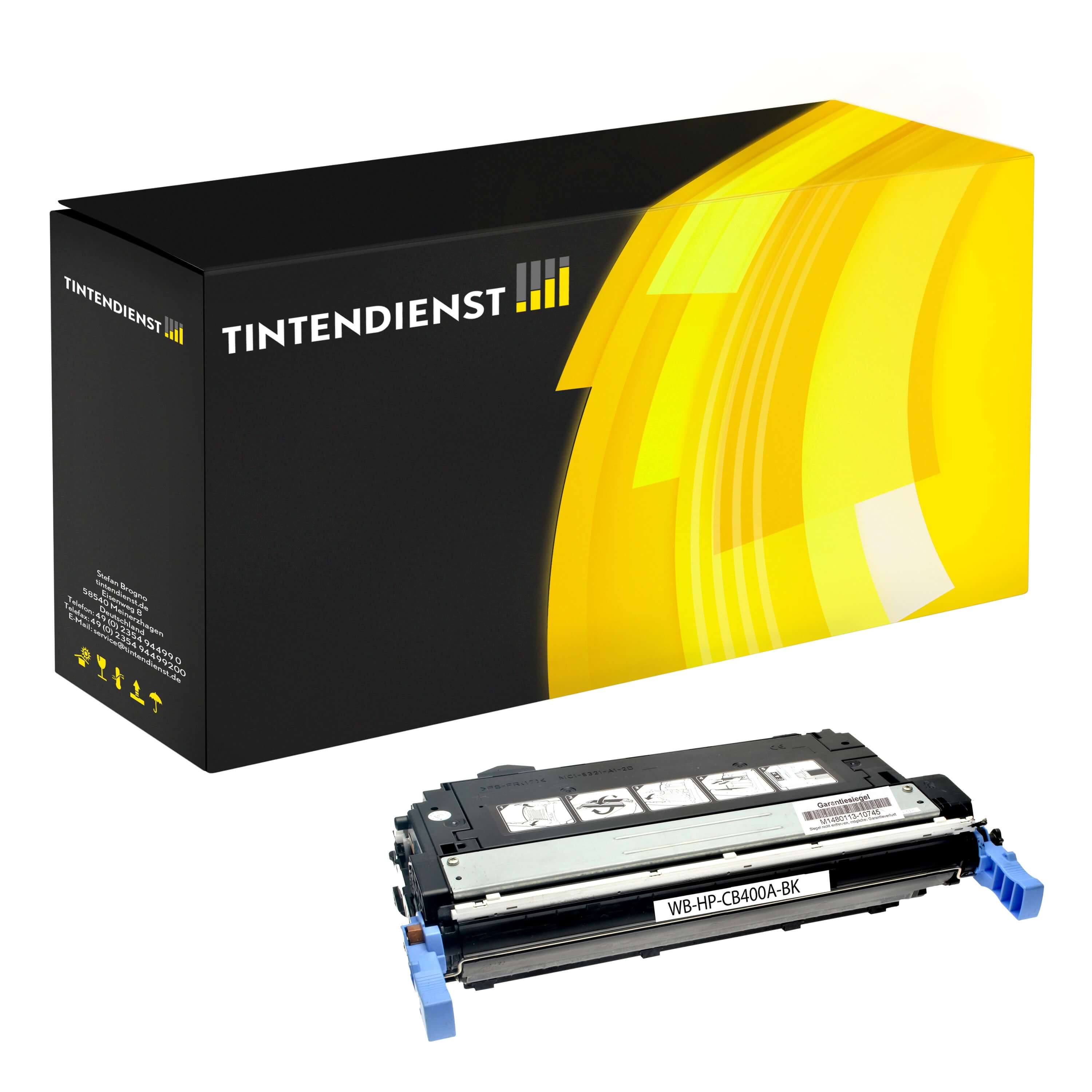 Toner kompatibel zu HP 642A, schwarz