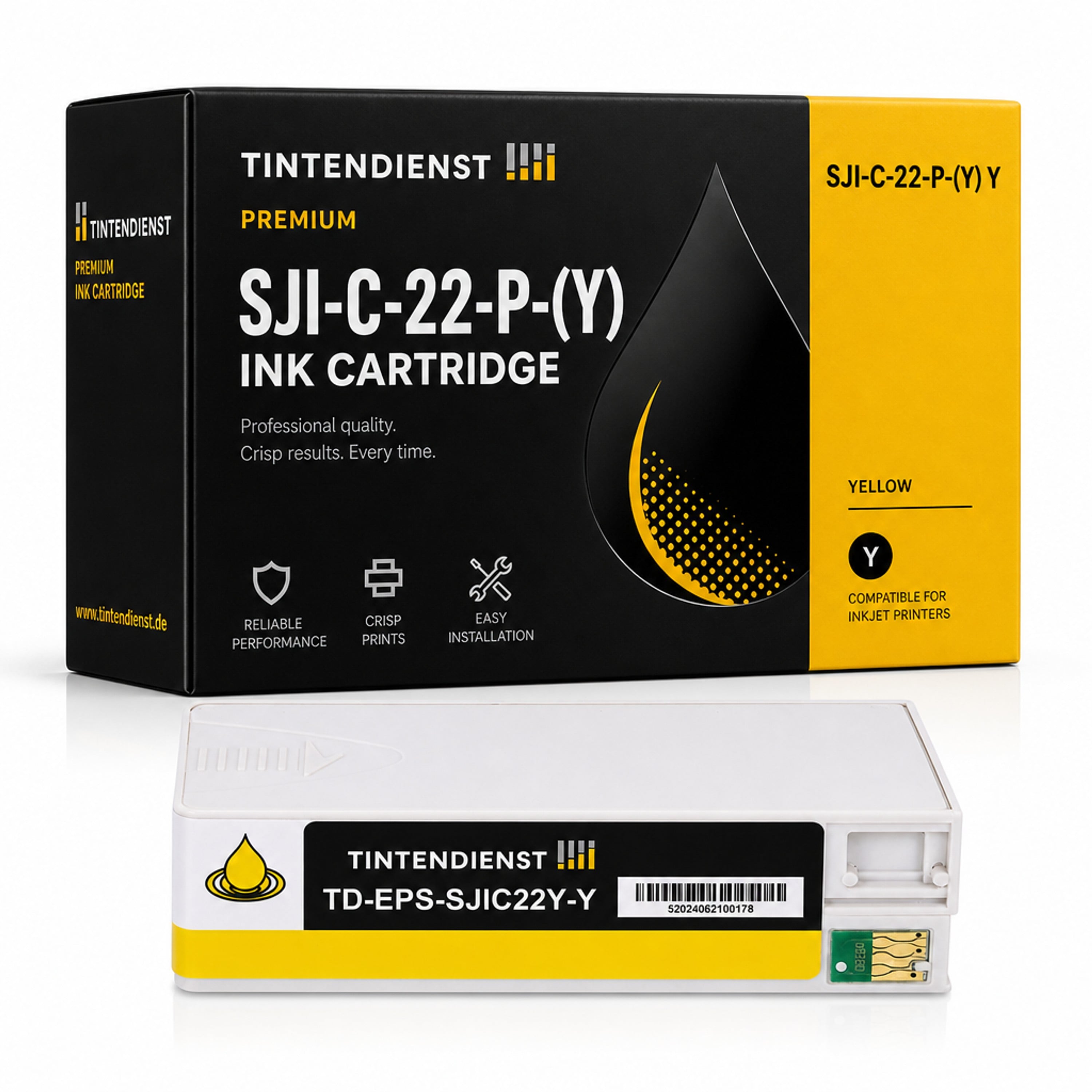 Druckerpatrone kompatibel zu Epson SJI-C-22-P-(Y), gelb