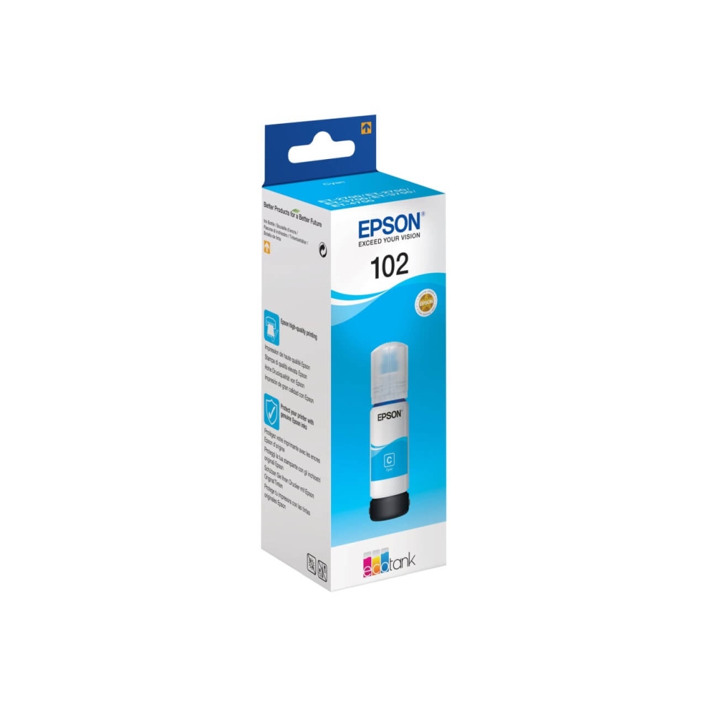 Original Epson Tintenpatrone C13T03R240 / 102 Cyan