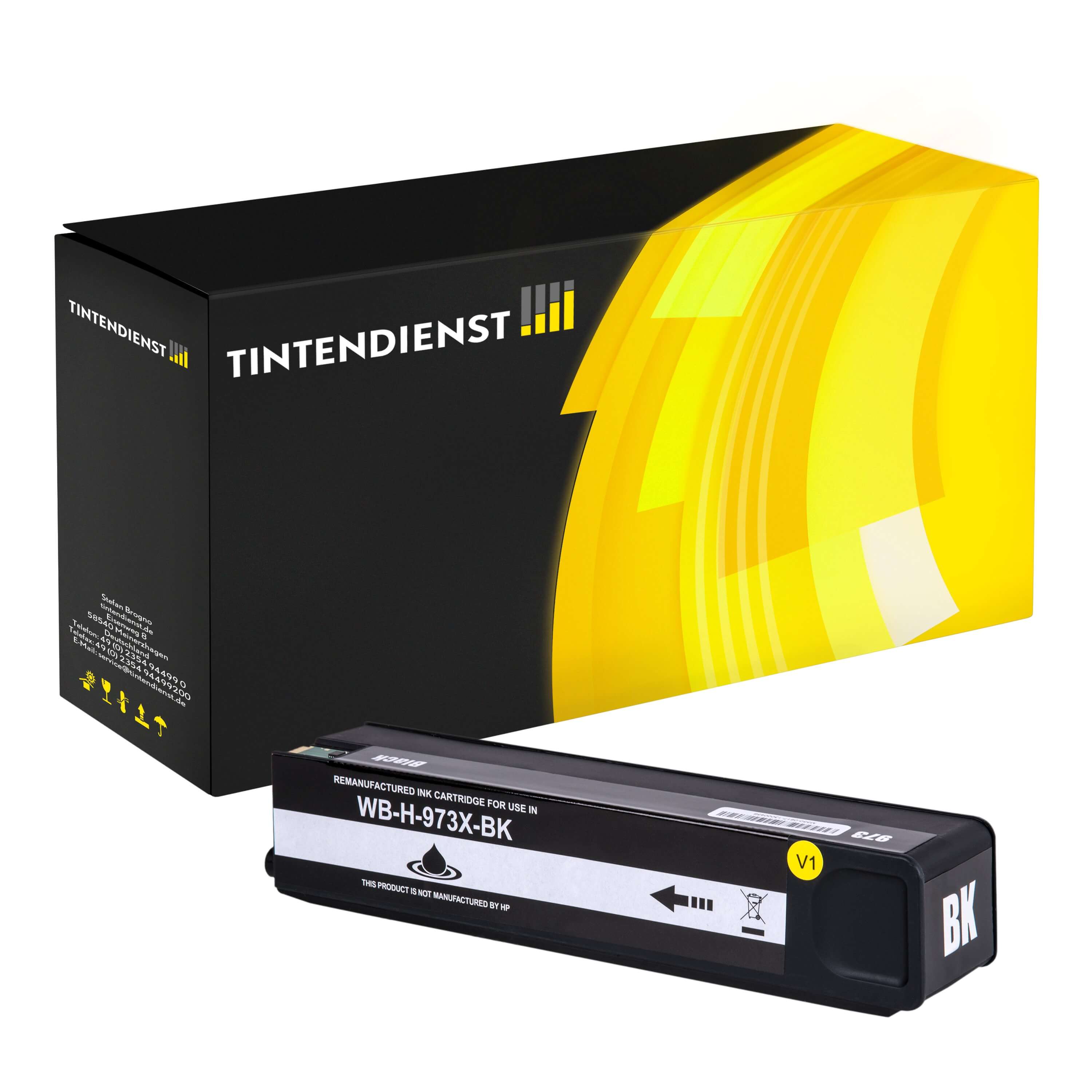 HP 973X Druckerpatrone (L0S07AE) schwarz – Tintendienst kompatibel