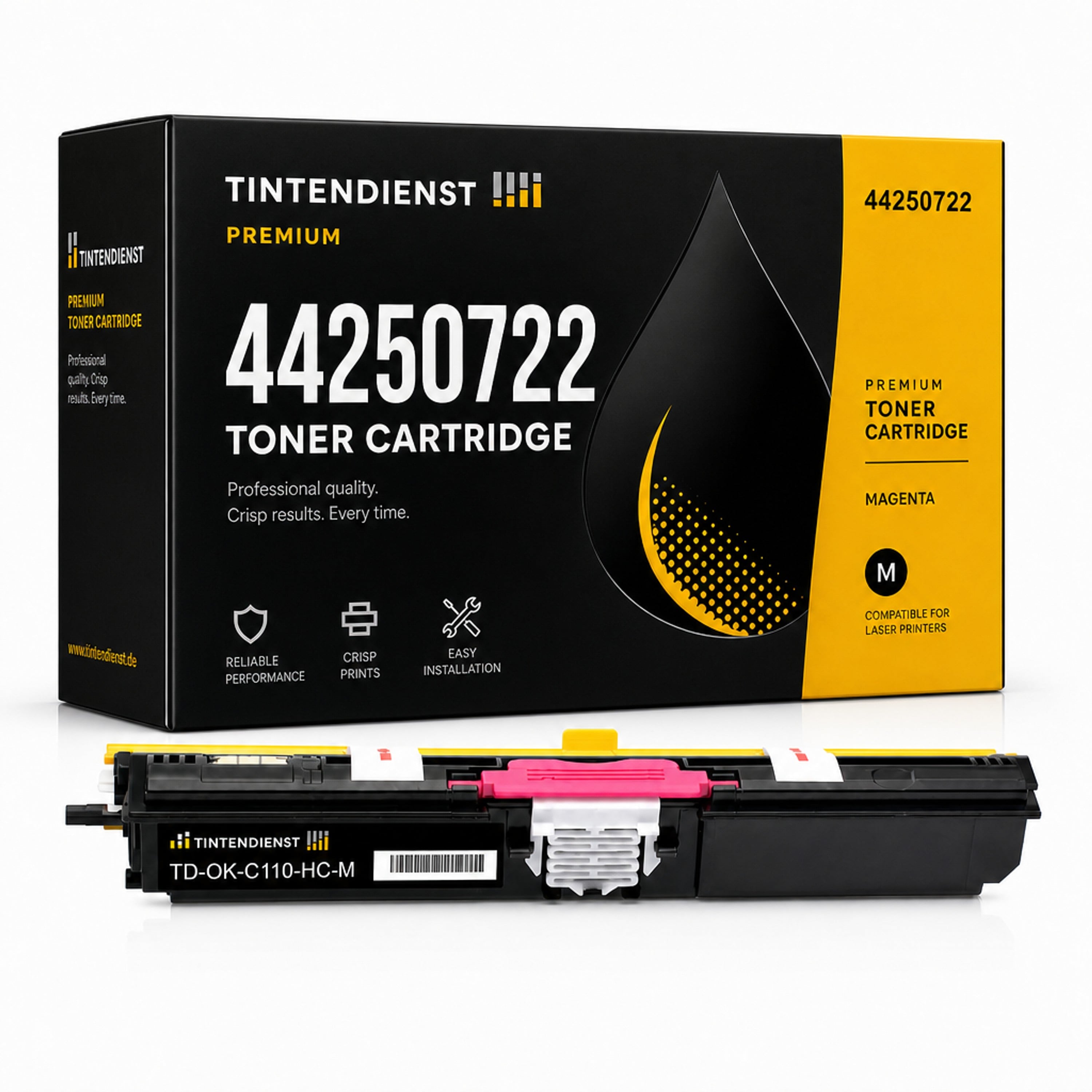 Toner kompatibel zu OKI 44250722, magenta