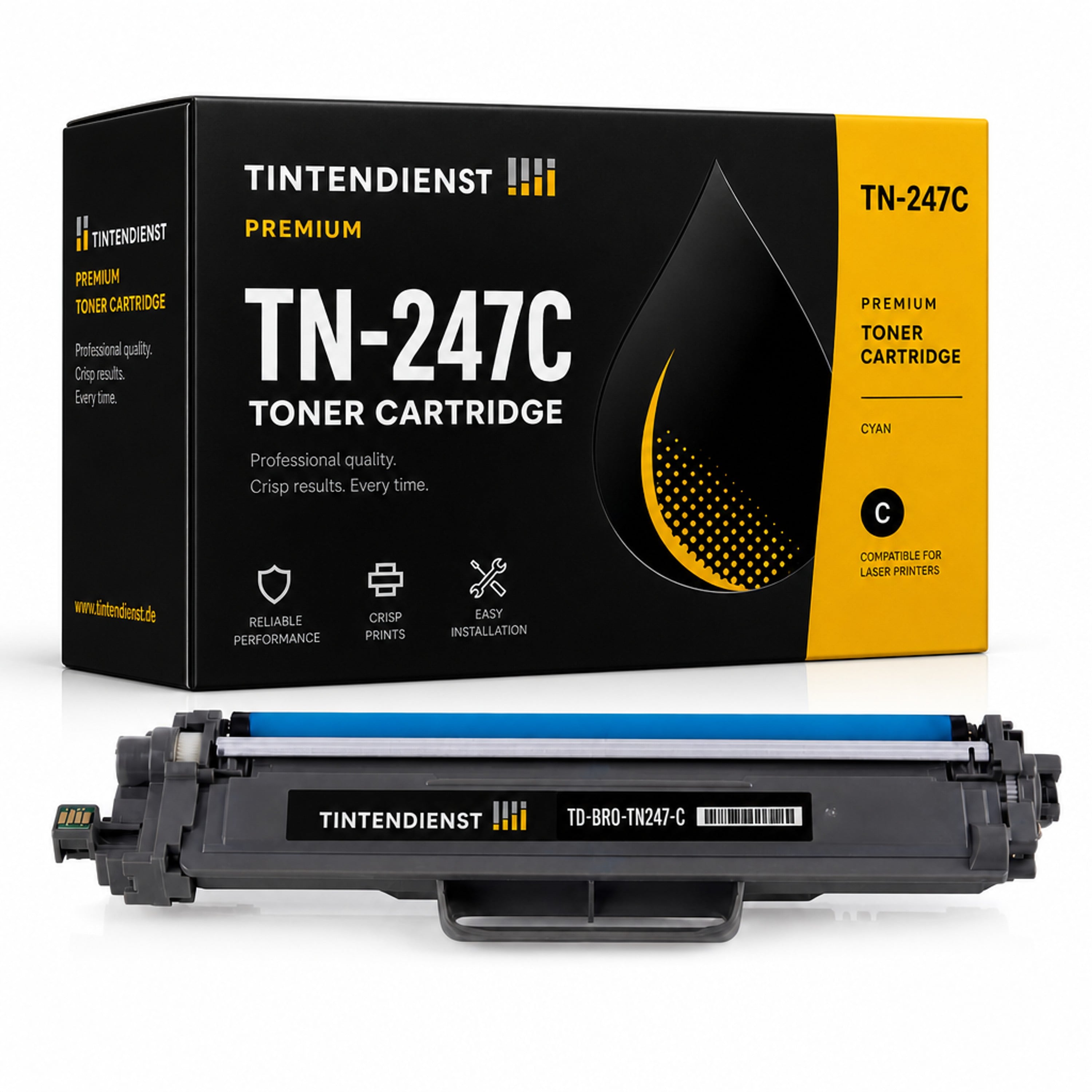 Toner kompatibel zu Brother TN-247C, cyan