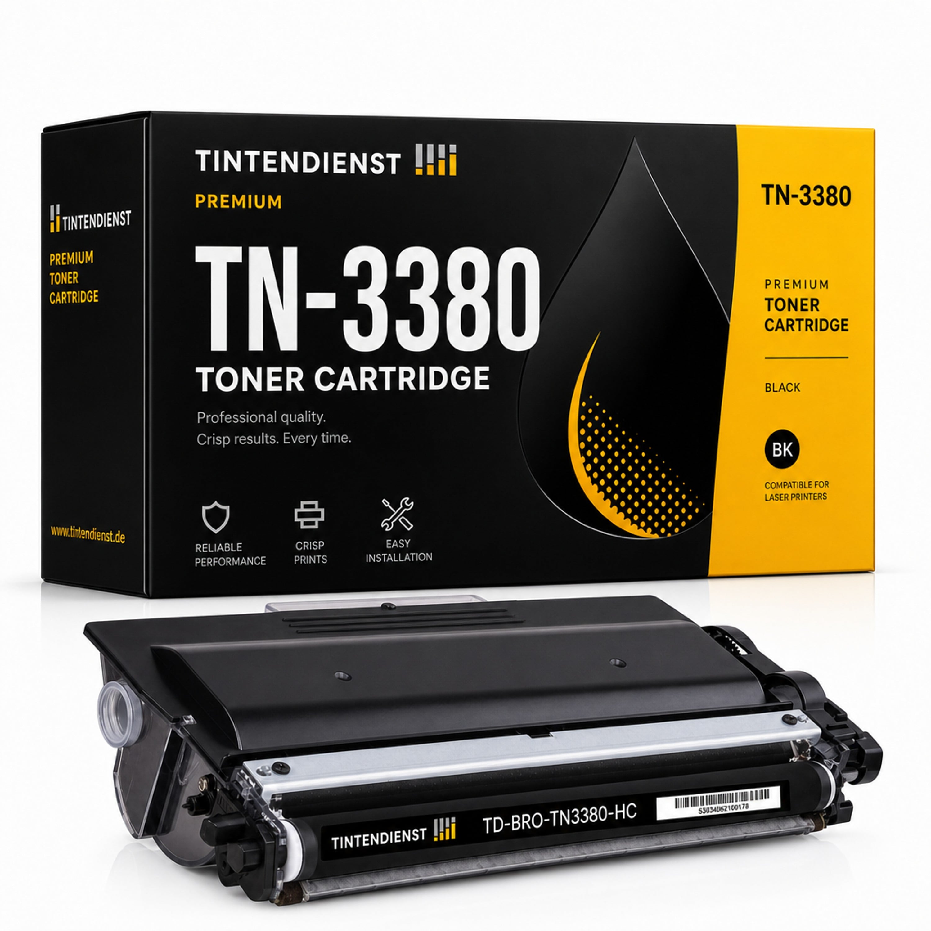 Toner kompatibel zu Brother TN-3380, schwarz
