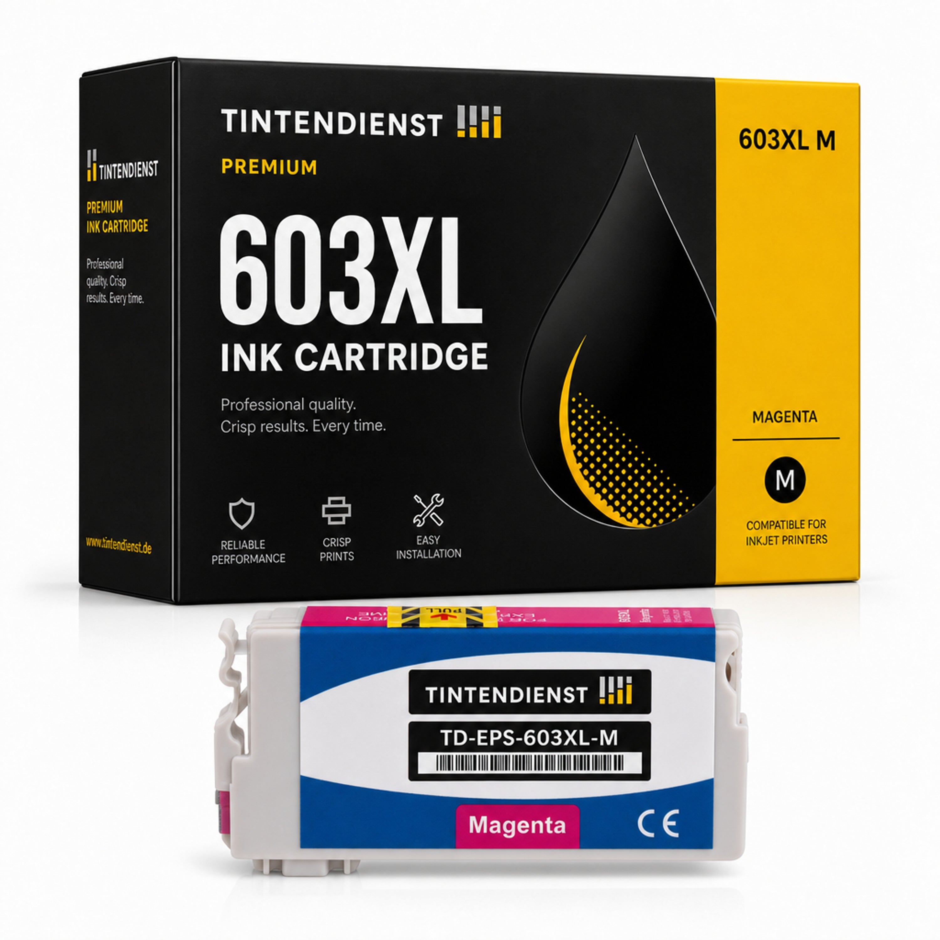 Druckerpatrone kompatibel zu Epson 603XL, magenta