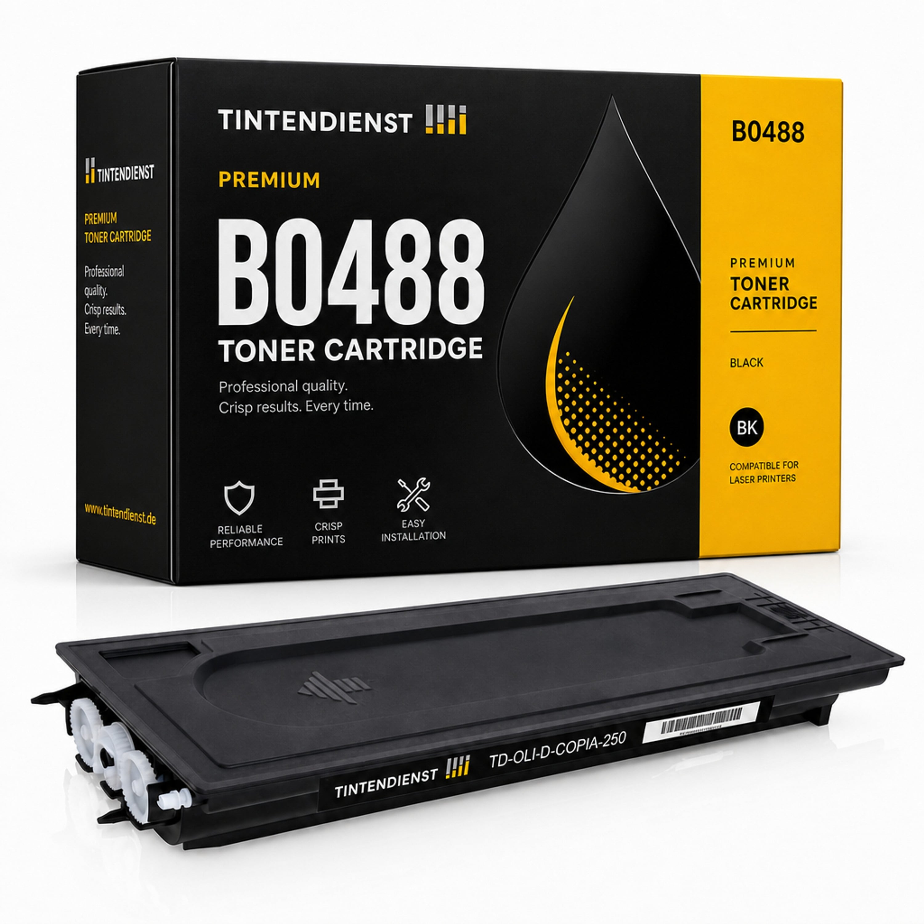 Toner kompatibel zu Olivetti B0488, schwarz