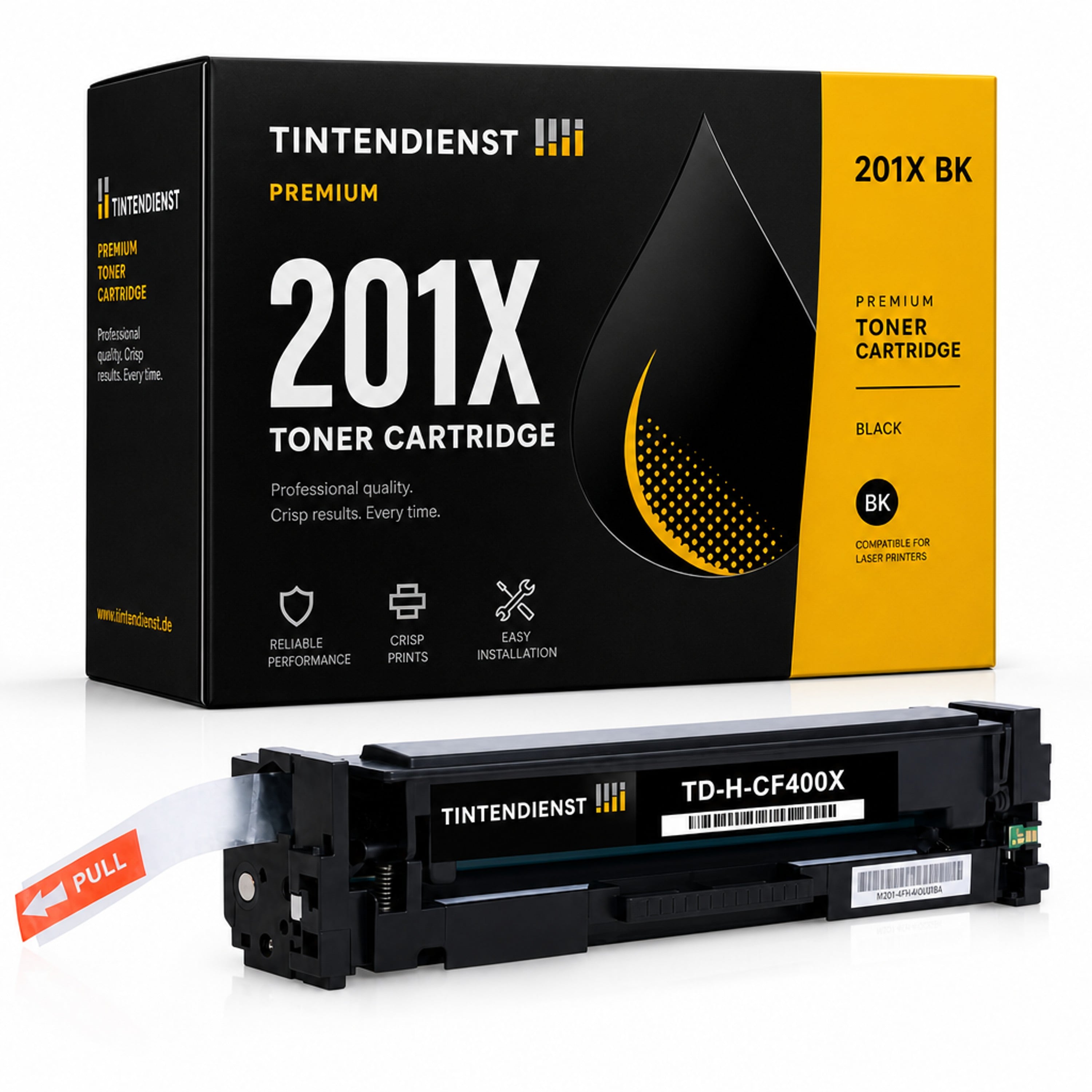 Toner kompatibel zu HP 201X, schwarz