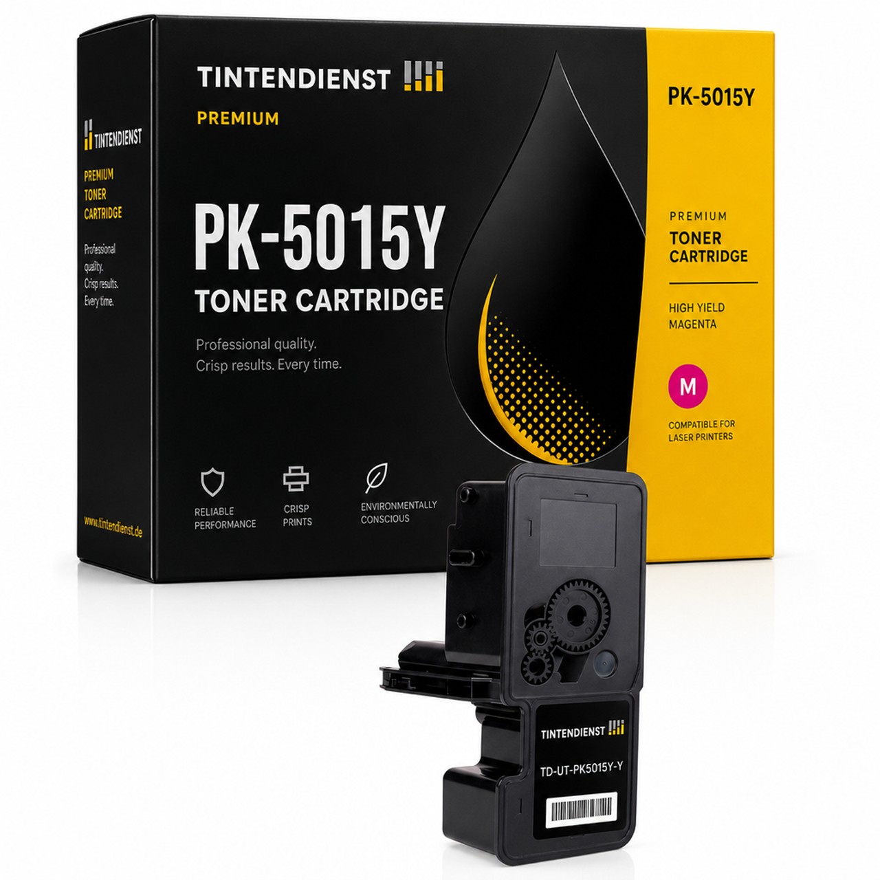 Toner kompatibel zu Utax PK-5015Y, gelb