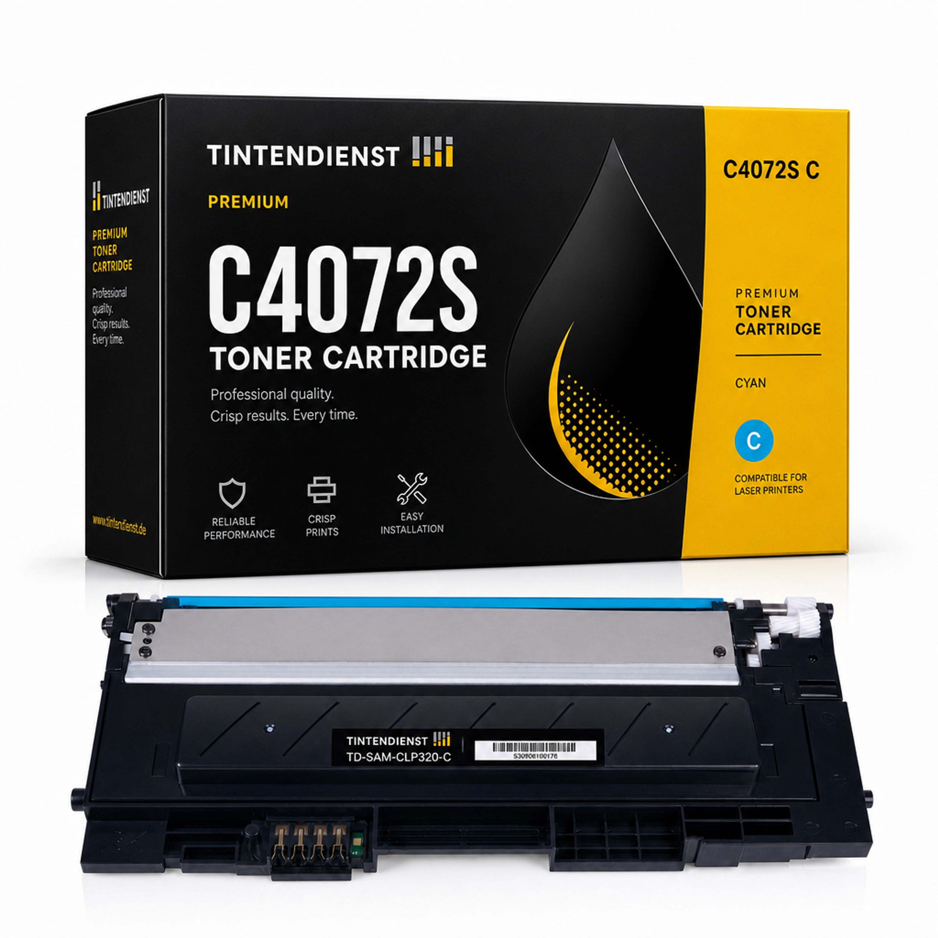Toner kompatibel zu Samsung C4072S, cyan