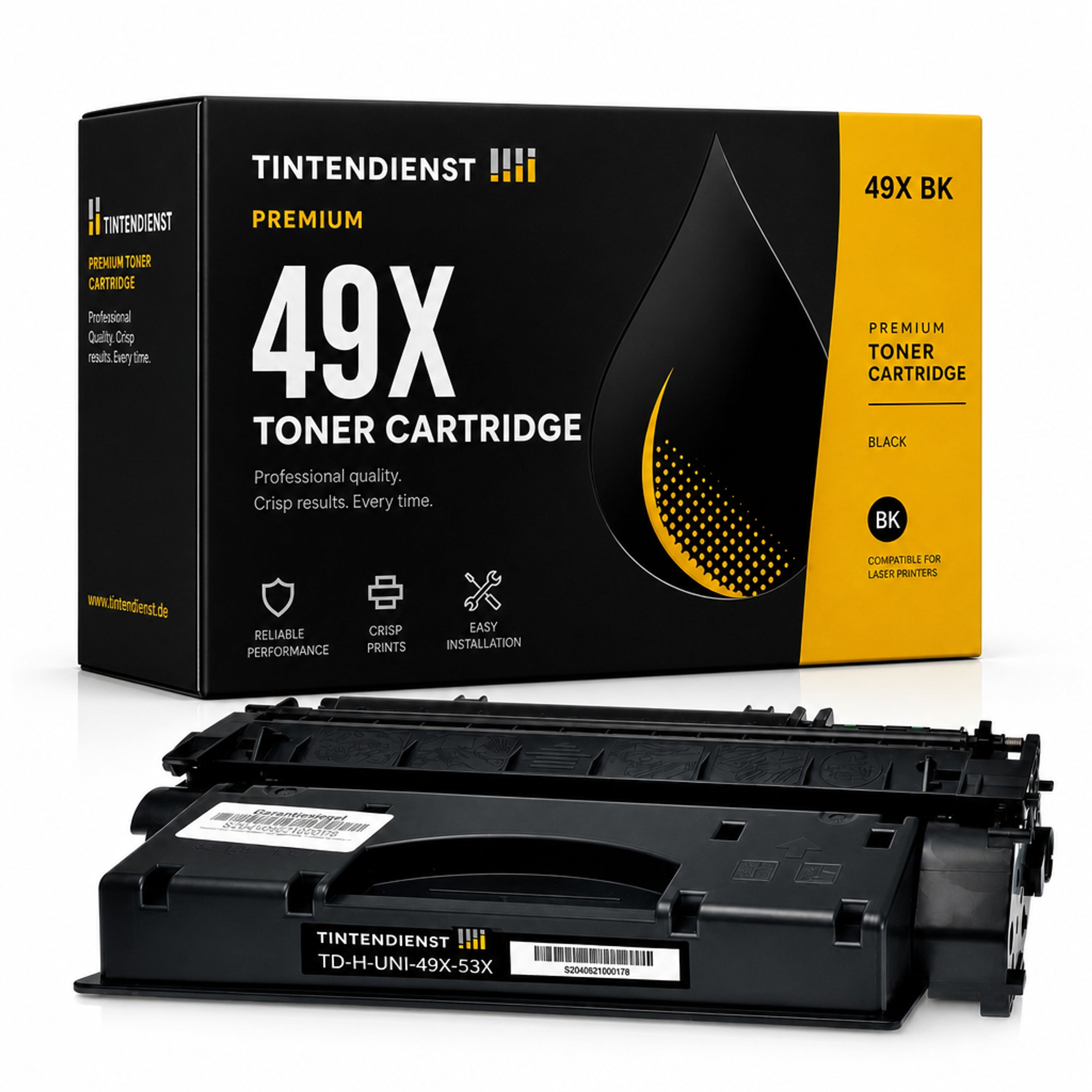 Toner kompatibel zu HP 49X, schwarz