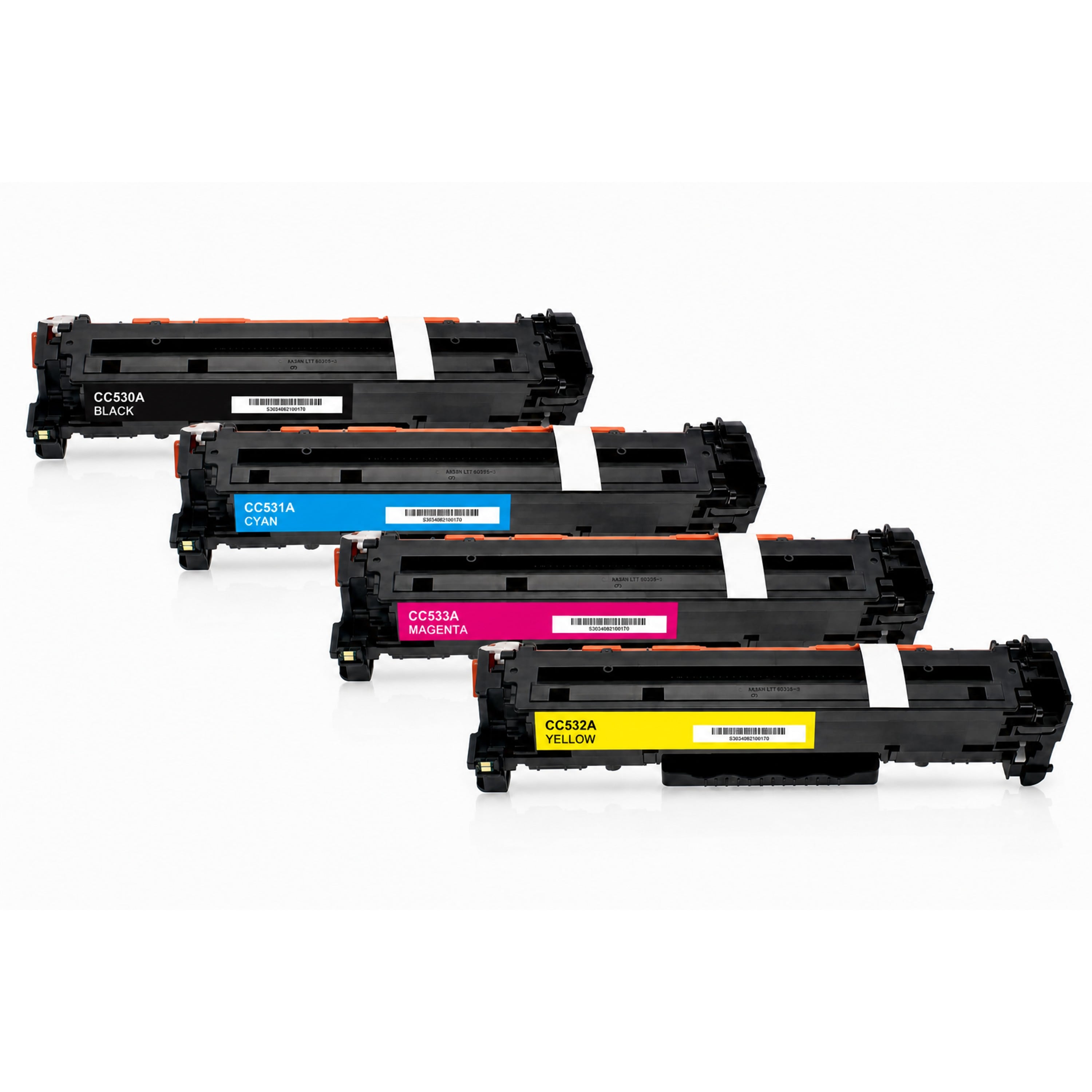 Multipack - Toner ersetzt HP CC530A, 4 Toner