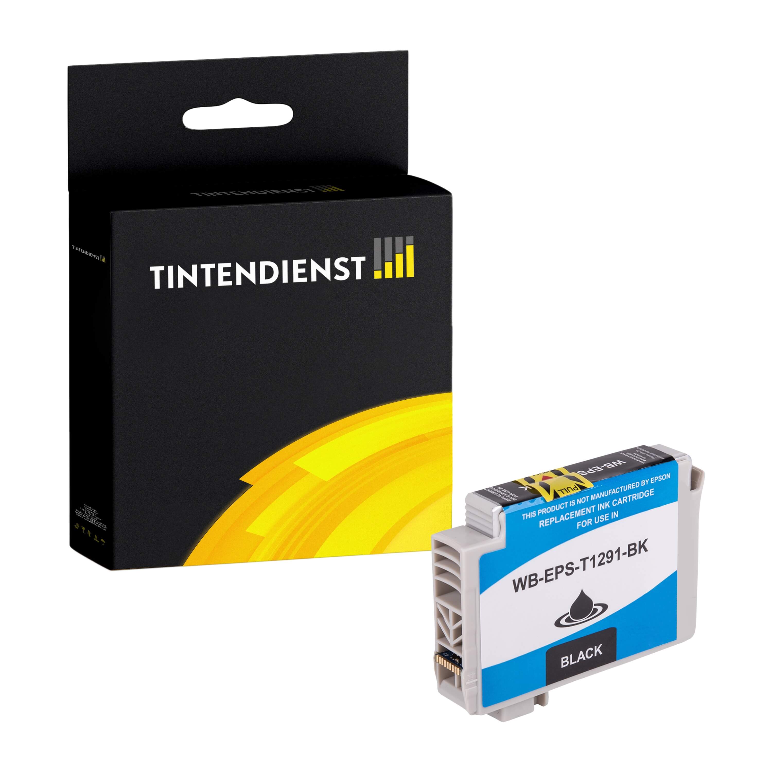 Tintendienst kompatibel für Epson Tintenpatrone C13T12914012 / T1291 Schwarz