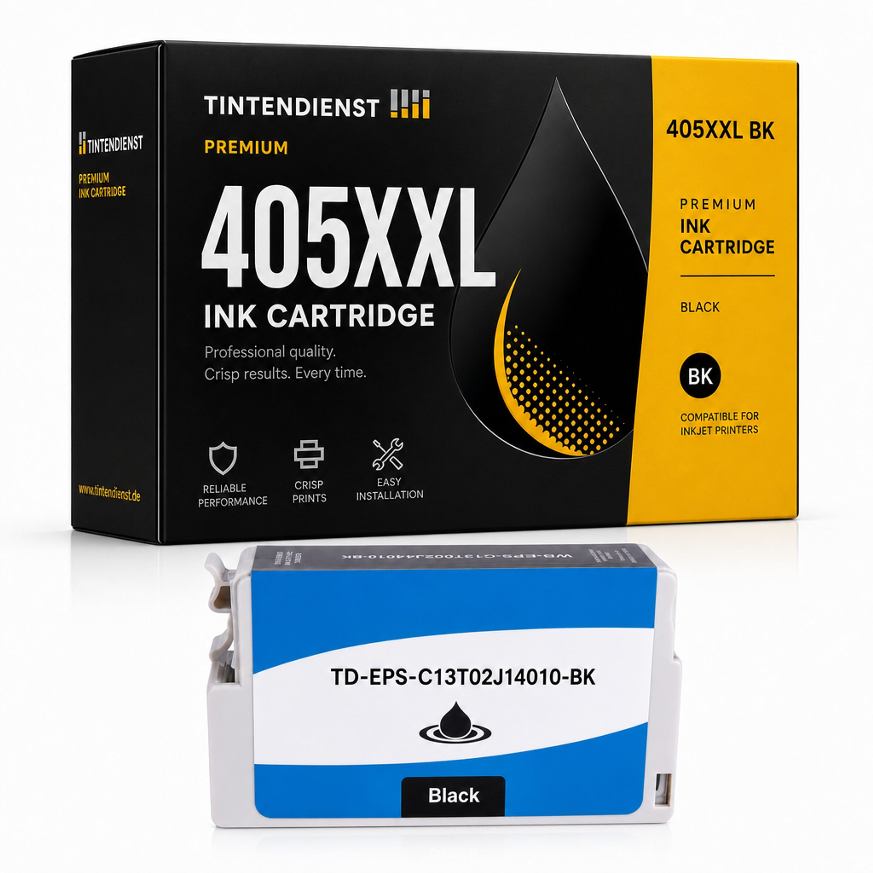 Druckerpatrone kompatibel zu Epson 405XXL, schwarz