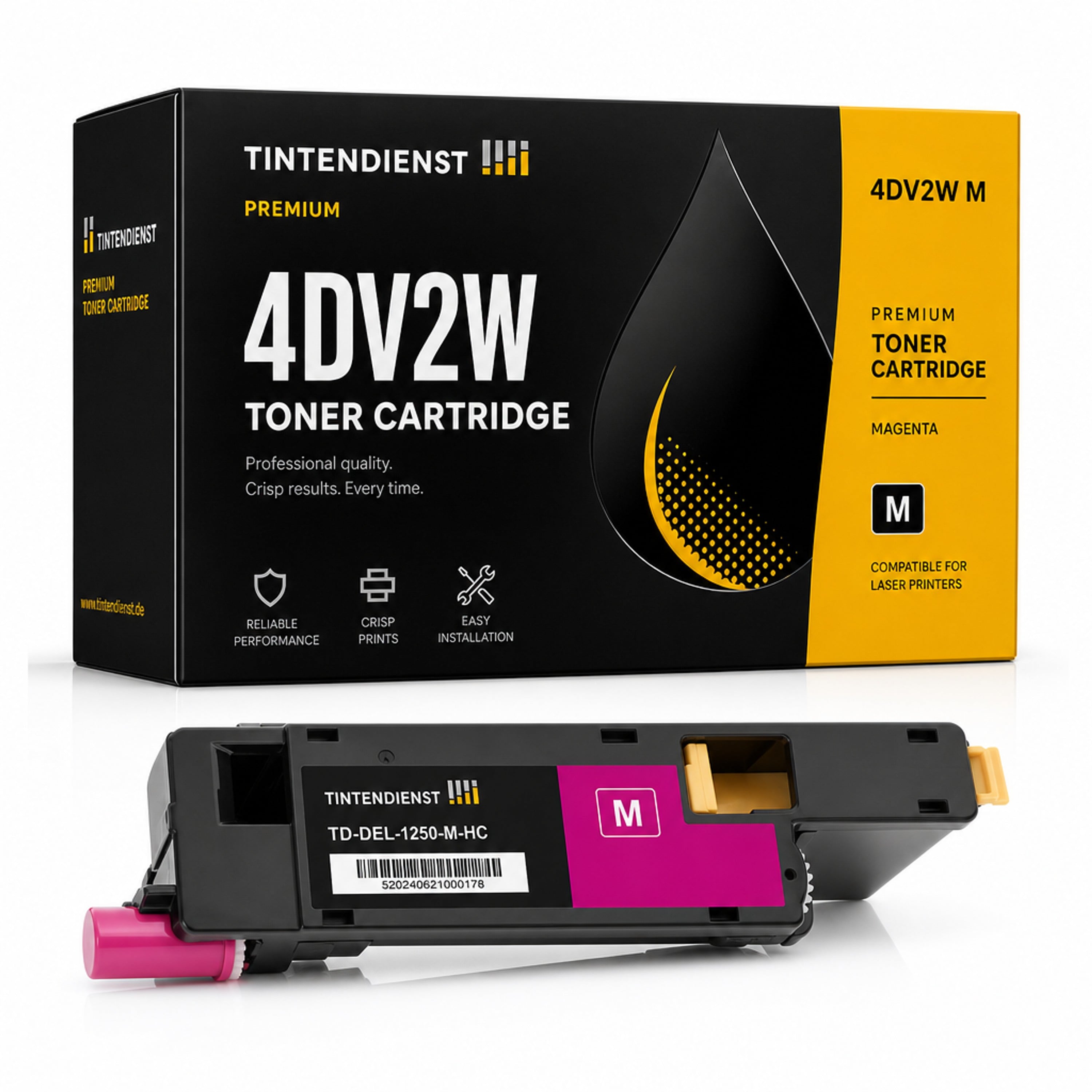 Toner kompatibel zu Dell 4DV2W, magenta