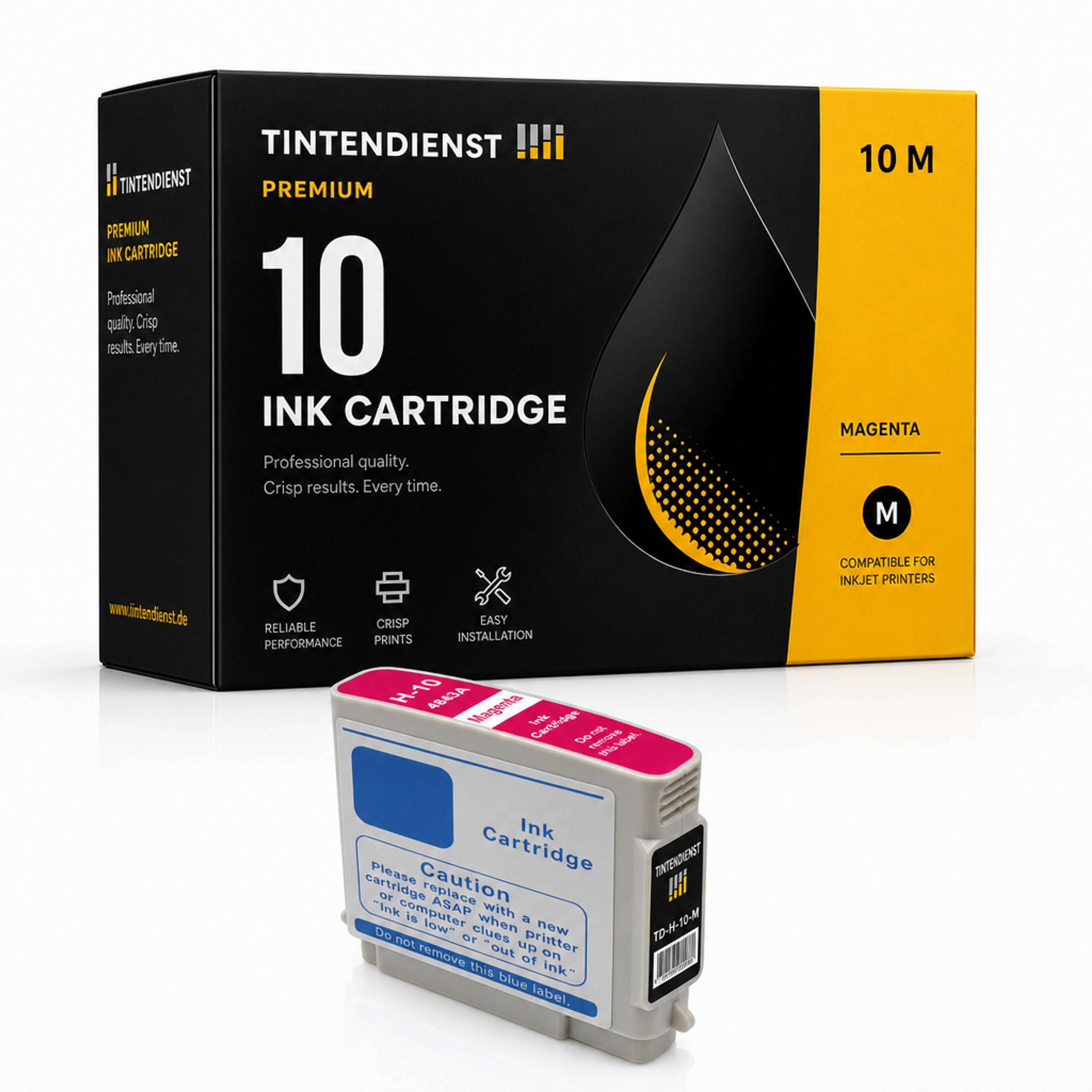 Druckerpatrone kompatibel zu HP 10, magenta