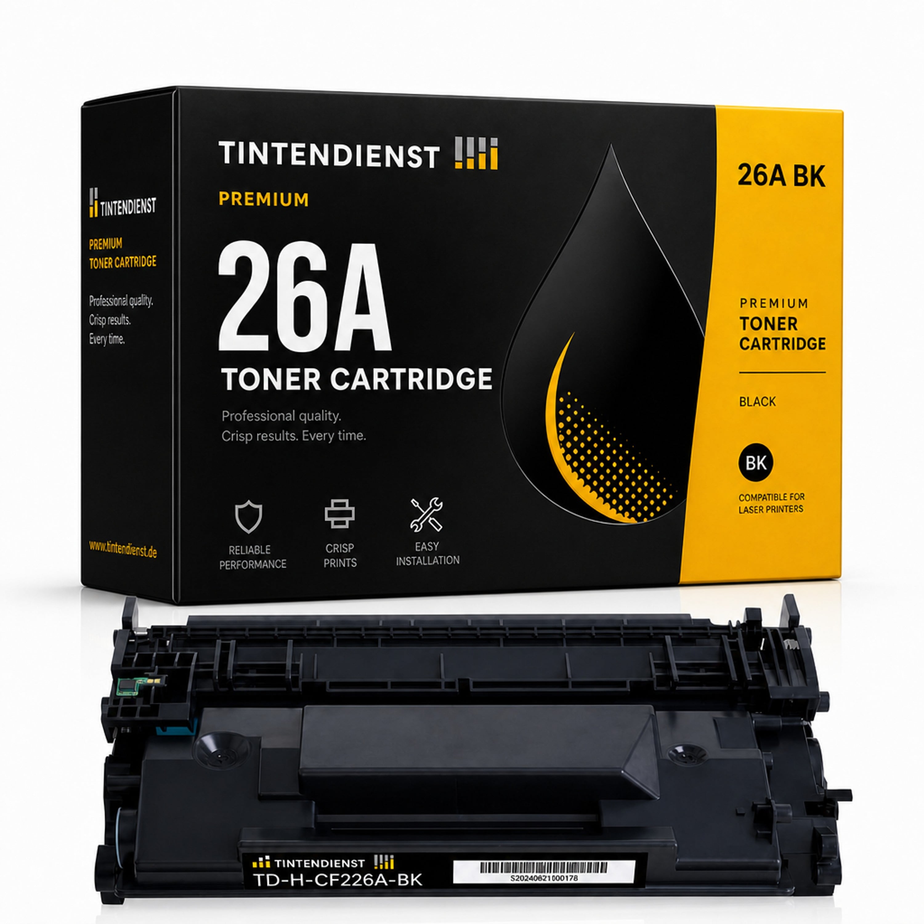 Toner kompatibel zu HP 26A, schwarz