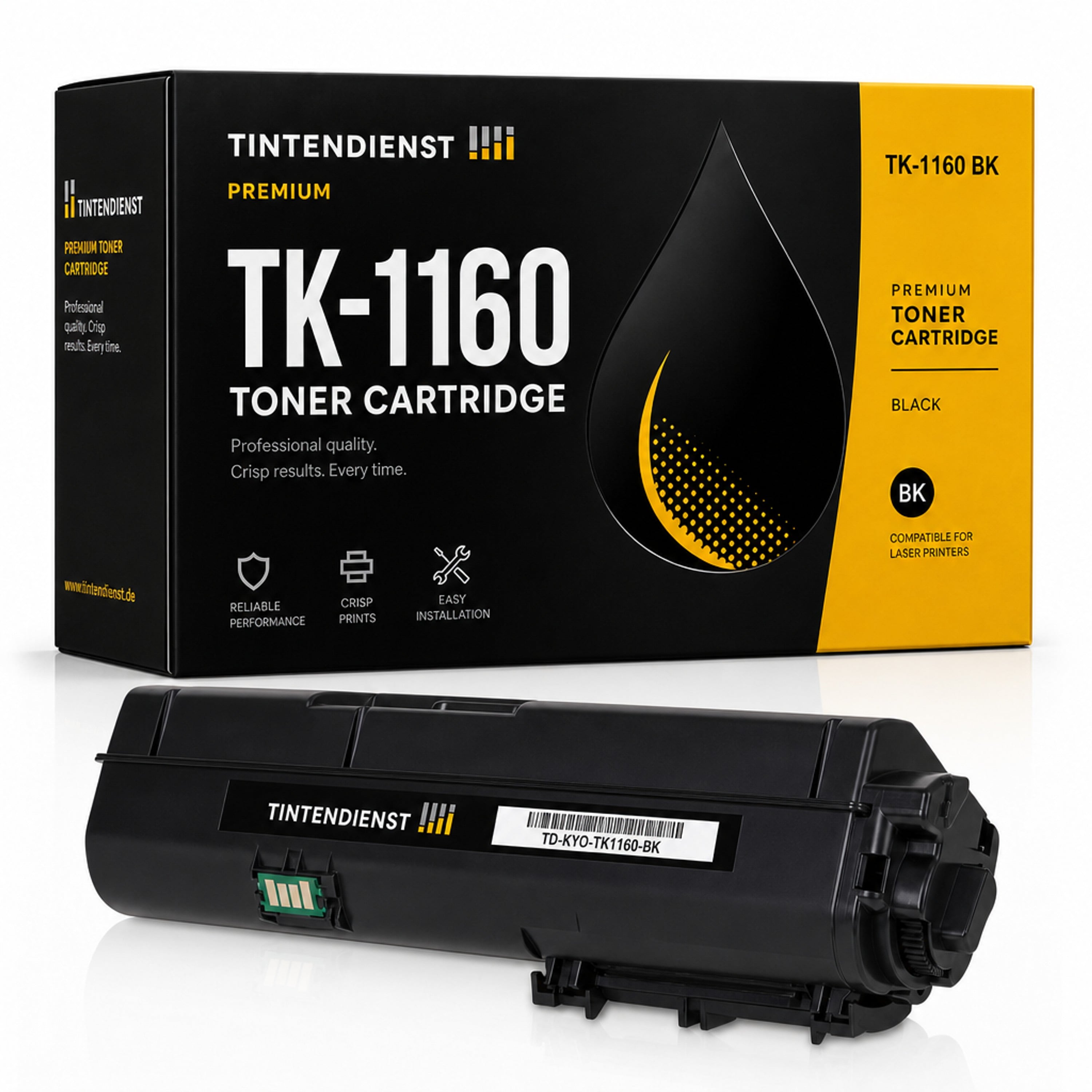 Toner kompatibel zu Kyocera TK-1160, schwarz