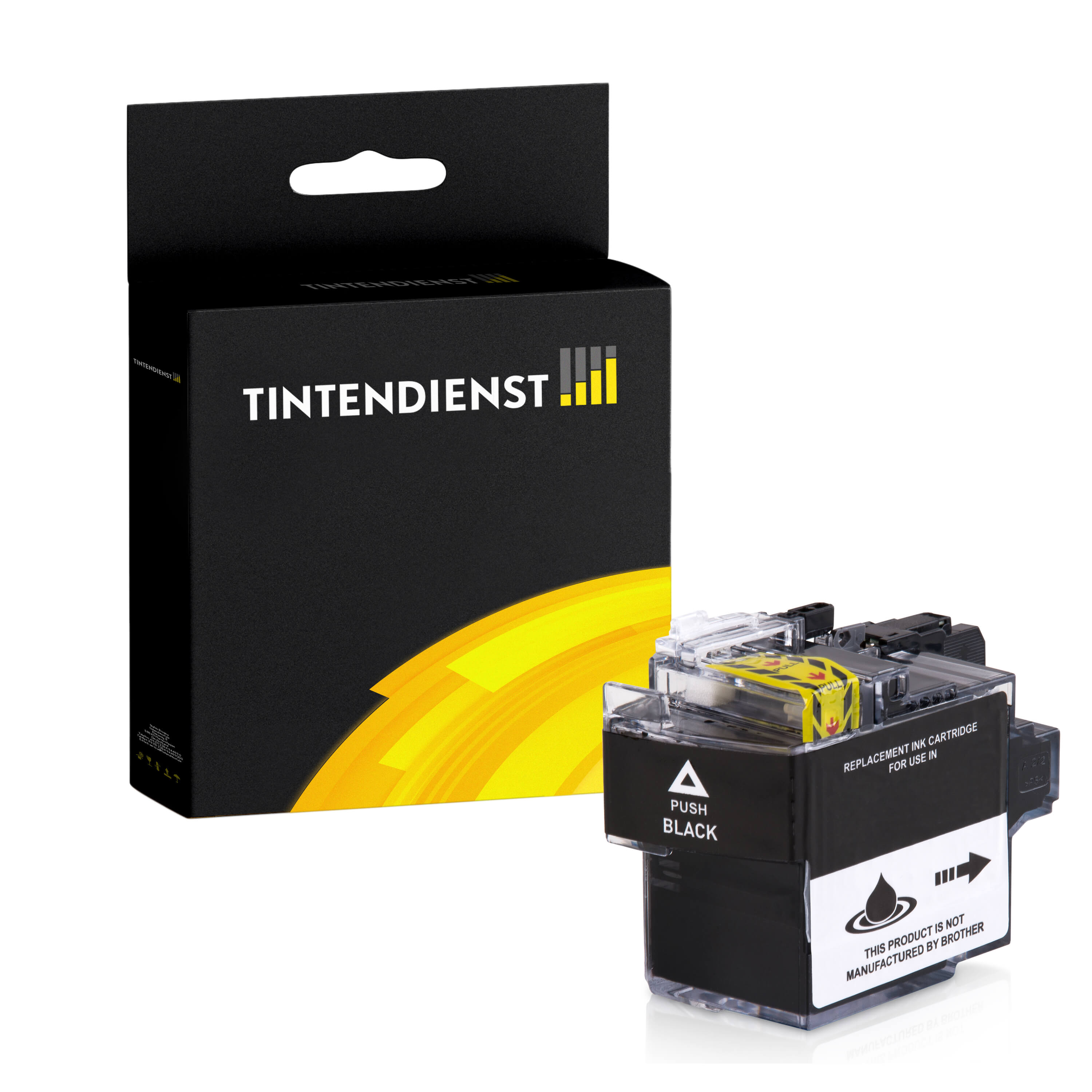 Tintendienst kompatibel für Brother Tintenpatrone LC-422XLBK Schwarz [XXL Füllmenge]