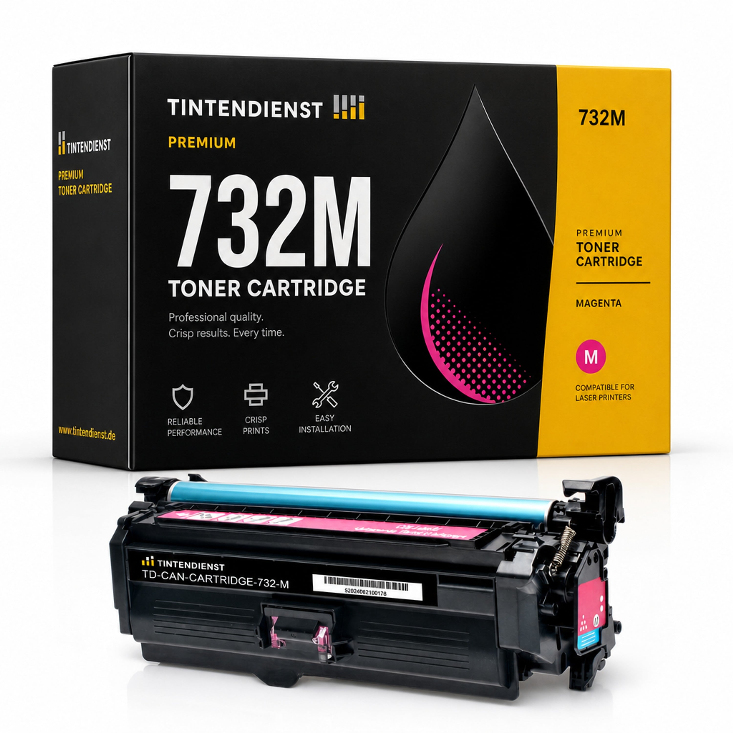 Toner kompatibel zu Canon 732M, magenta