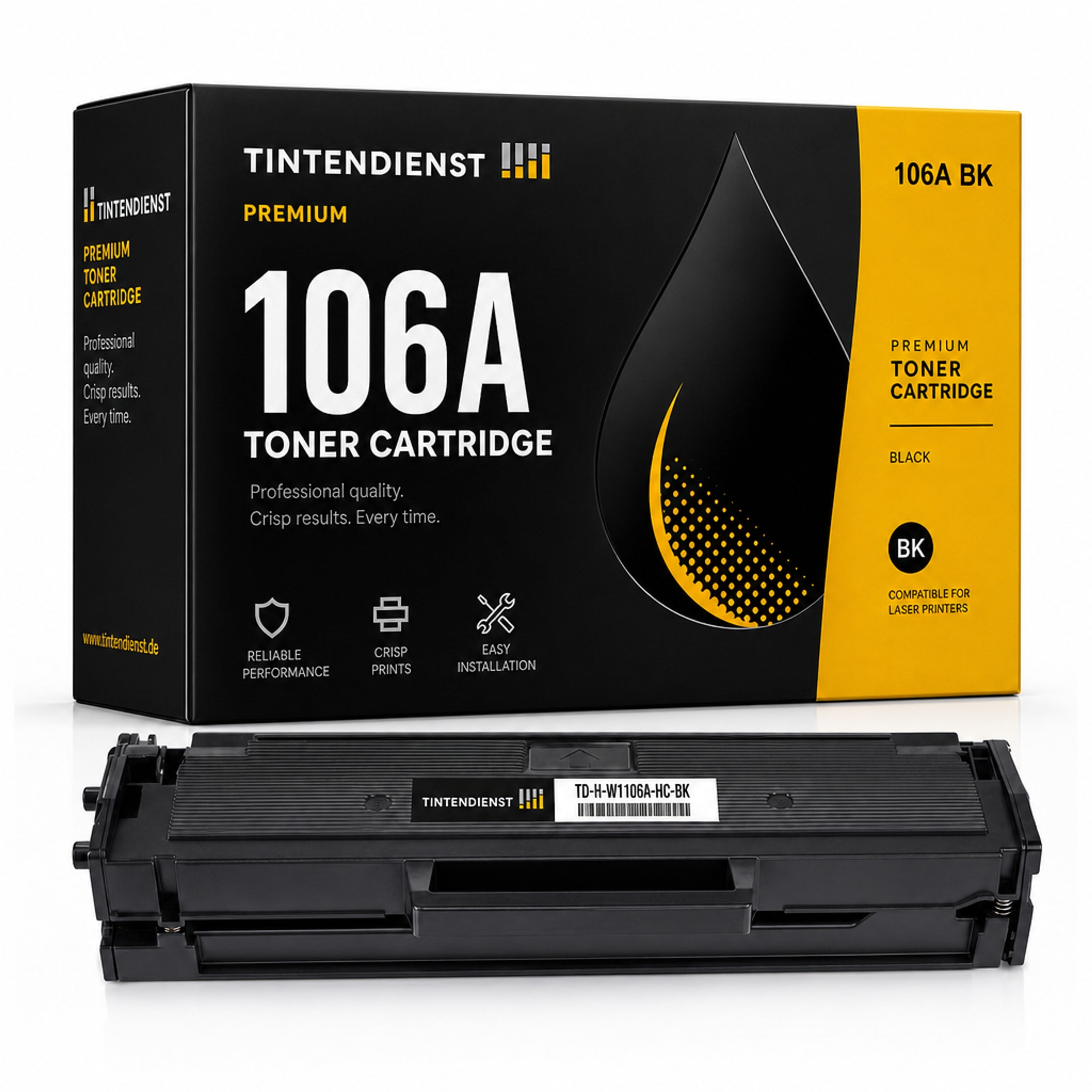 Toner kompatibel zu HP 106A XL, schwarz