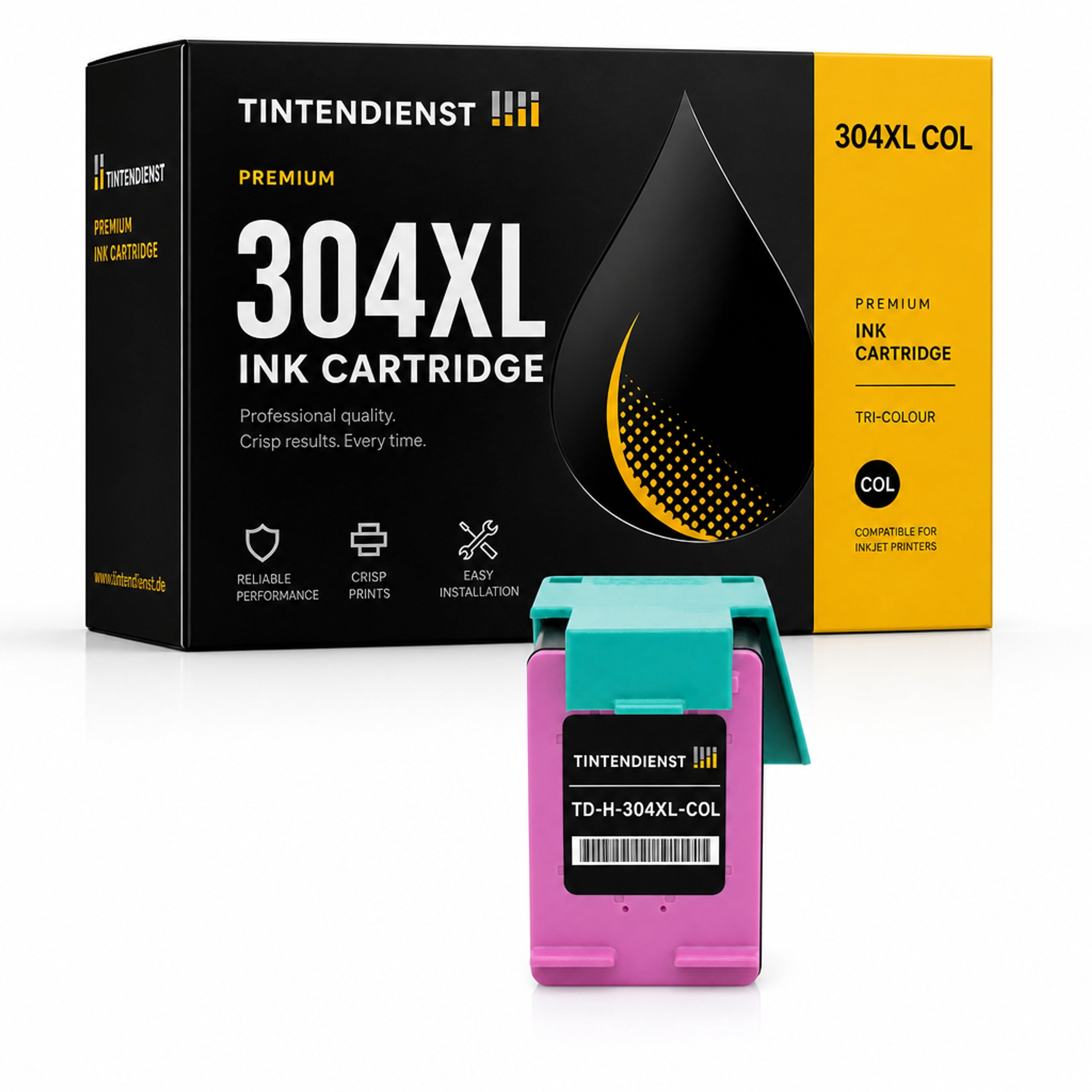 Druckerpatrone kompatibel zu HP 304XL, color