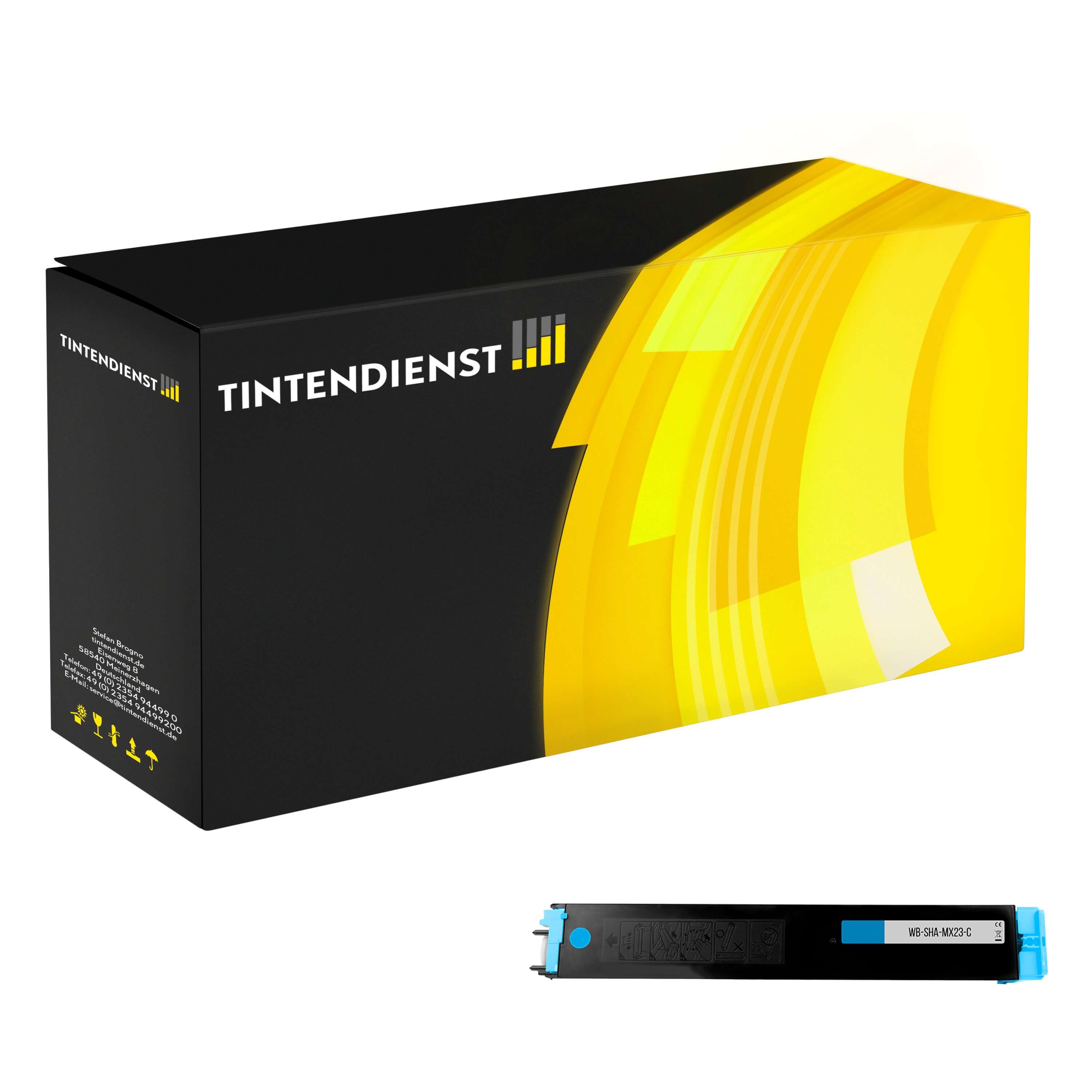 Sharp MX-23GTCA Toner cyan – Tintendienst kompatibel