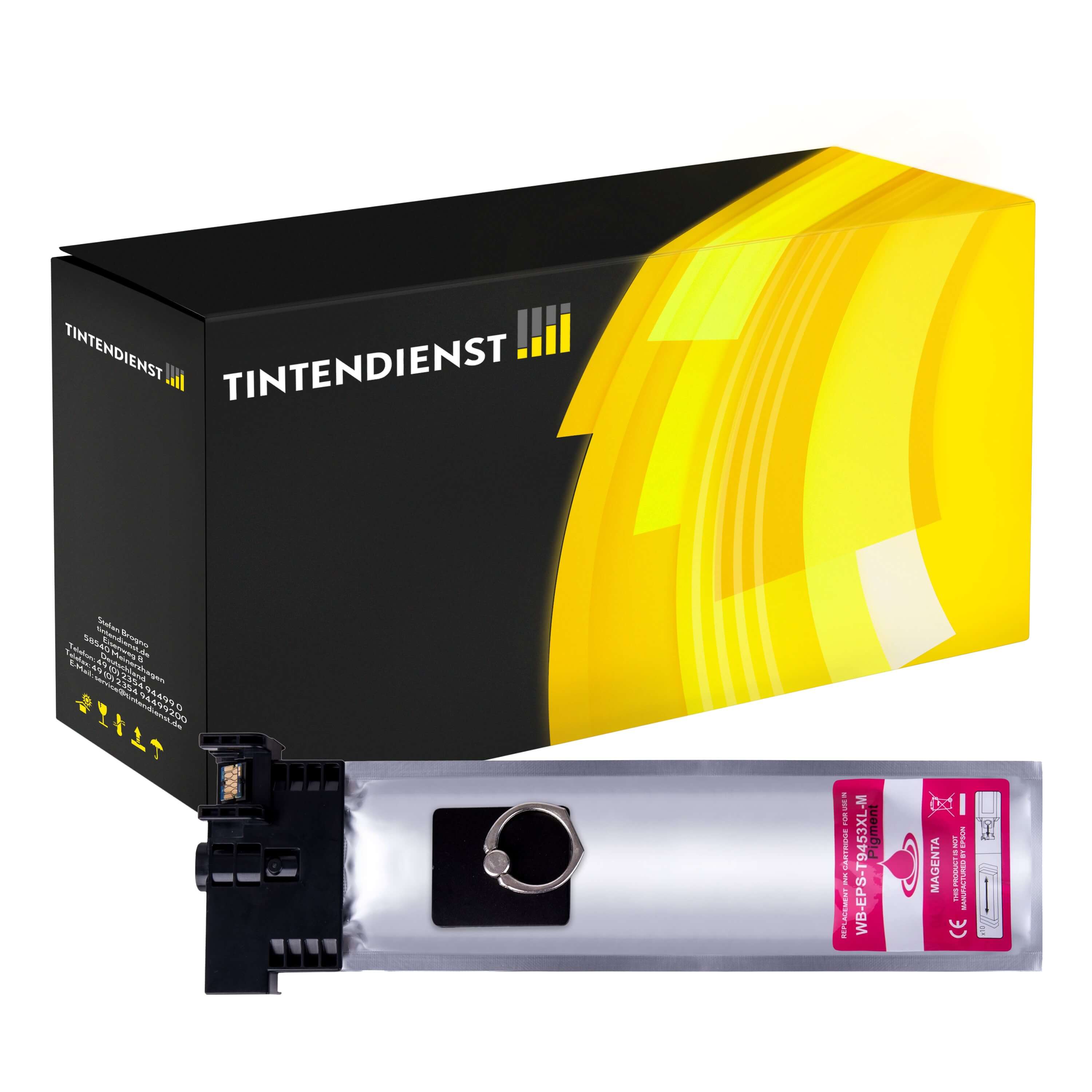 Tintendienst kompatibel für Epson Tintenpatrone C13T945340 / T9453 Magenta