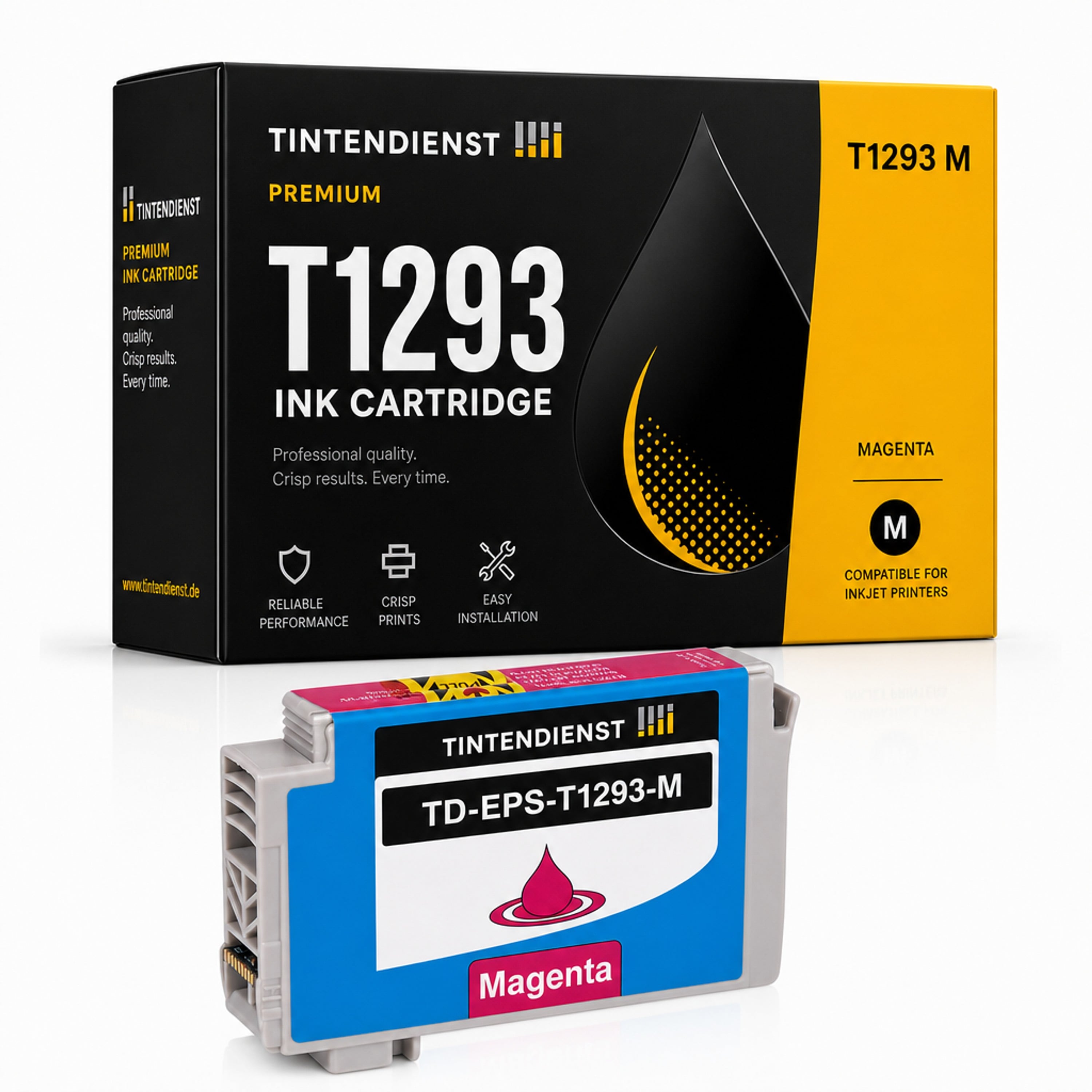 Druckerpatrone kompatibel zu Epson T1293, magenta