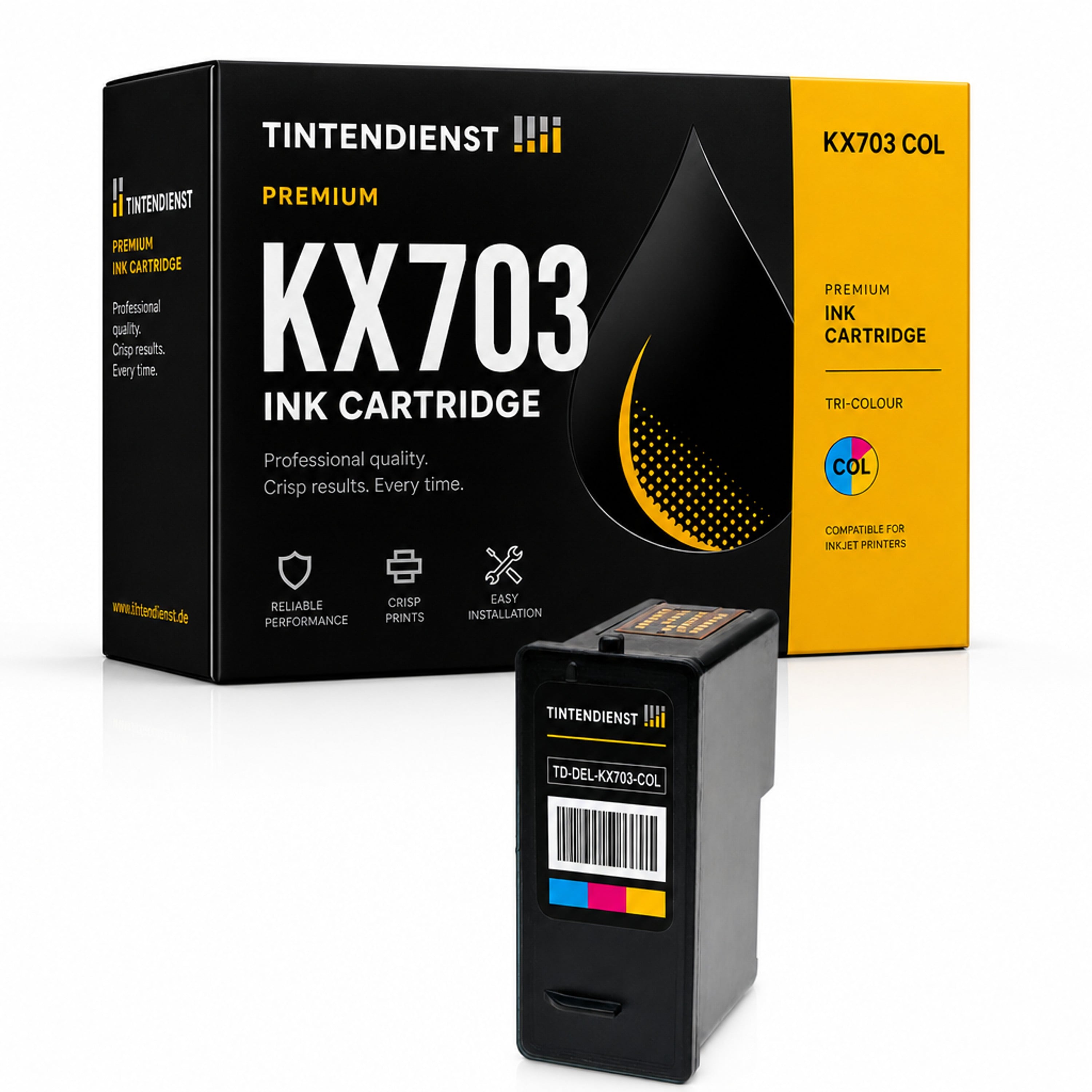 Druckerpatrone kompatibel zu Dell KX703, color