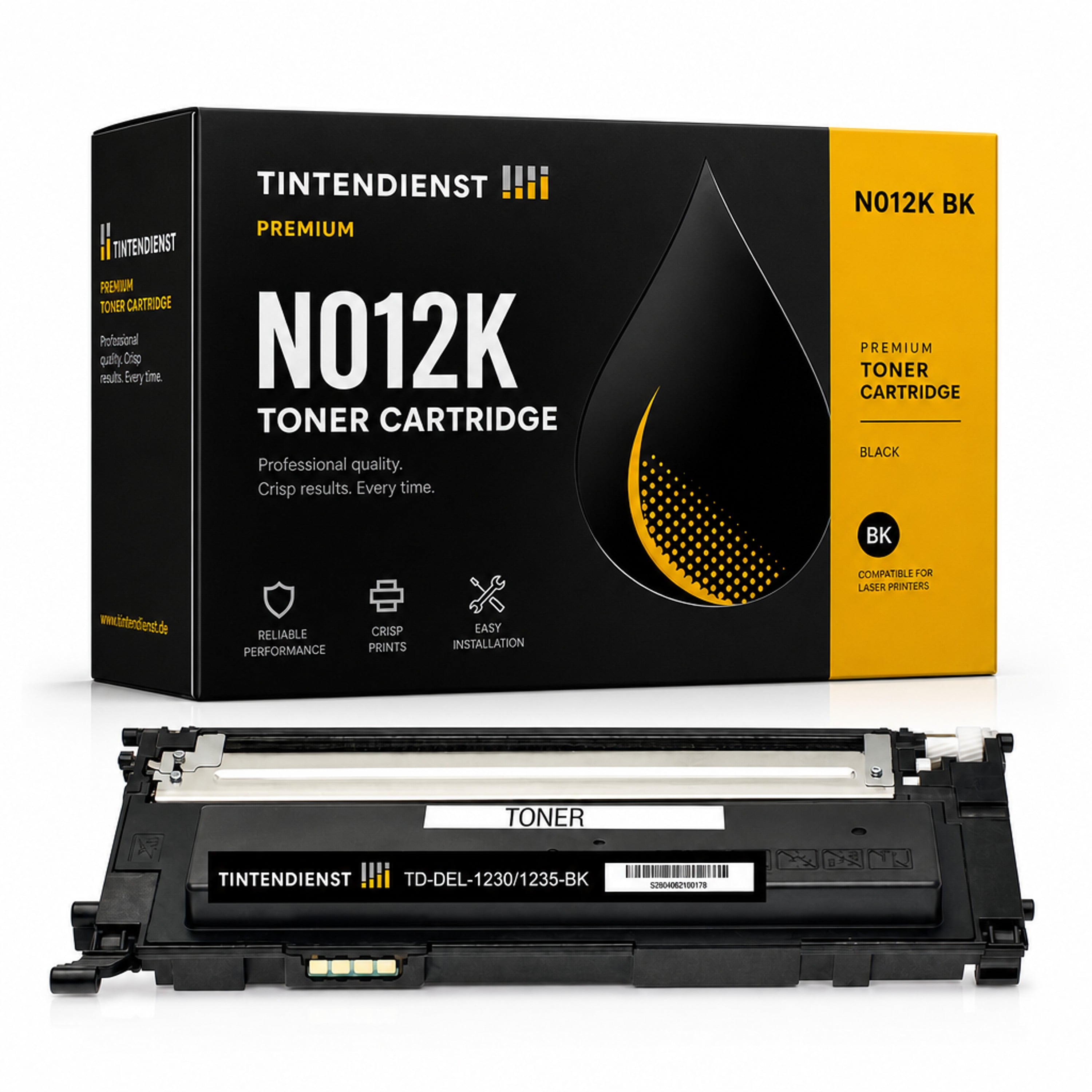 Toner kompatibel zu Dell N012K, schwarz