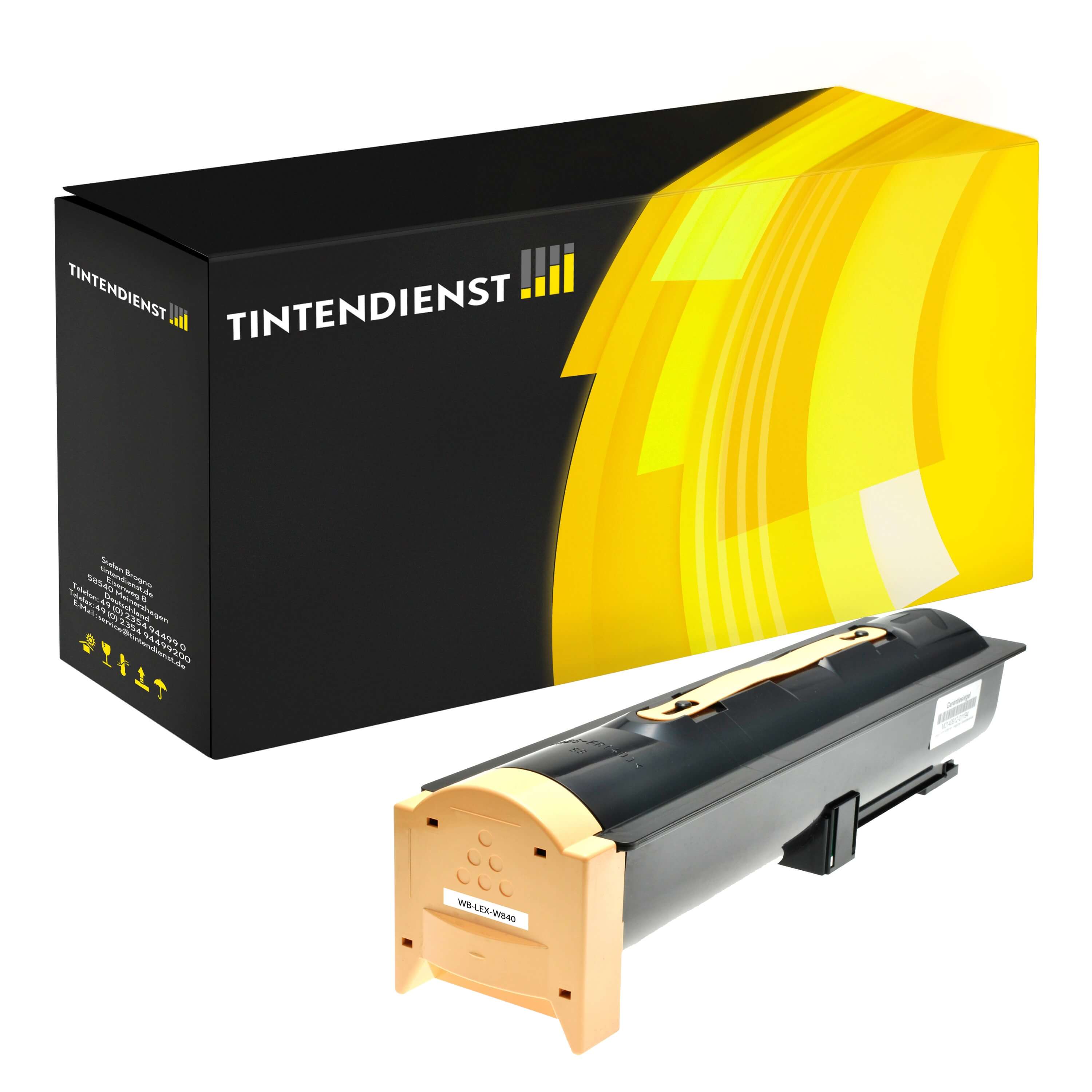 Tintendienst Toner Lexmark W840 W84020H bk