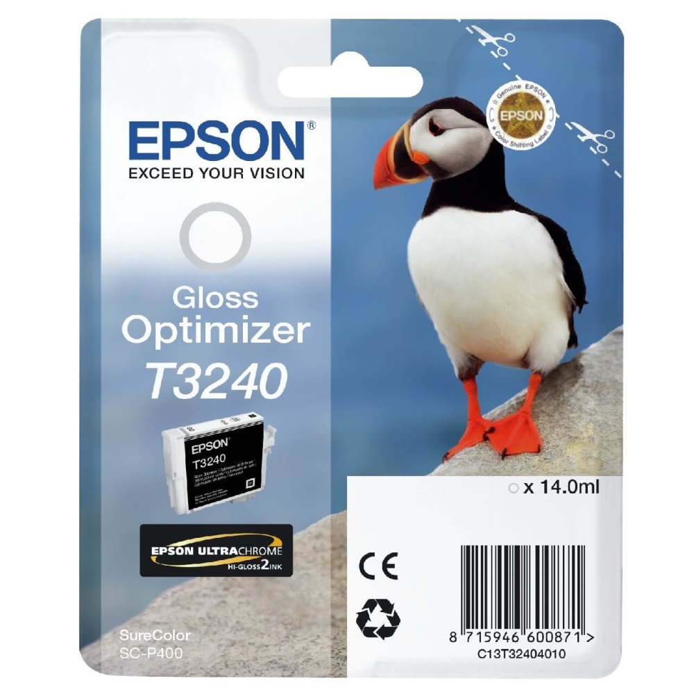 Original Epson Tintenpatrone C13T32404010 / T3240 Glanzoptimierer