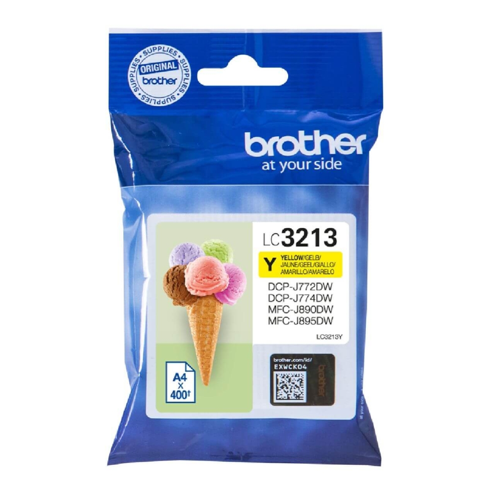 Original Brother Tintenpatrone LC-3213Y Gelb [XL Füllmenge]
