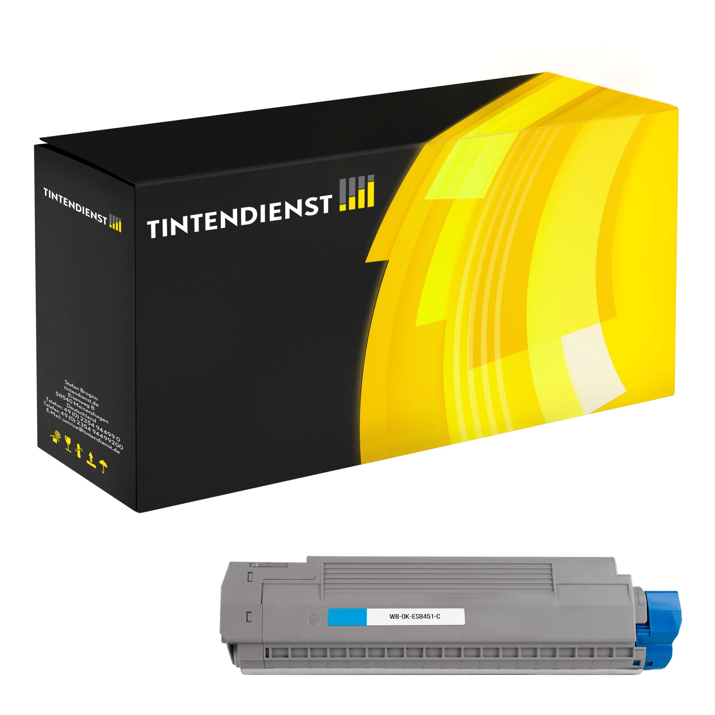 OKI 44059259 Toner cyan – Tintendienst kompatibel