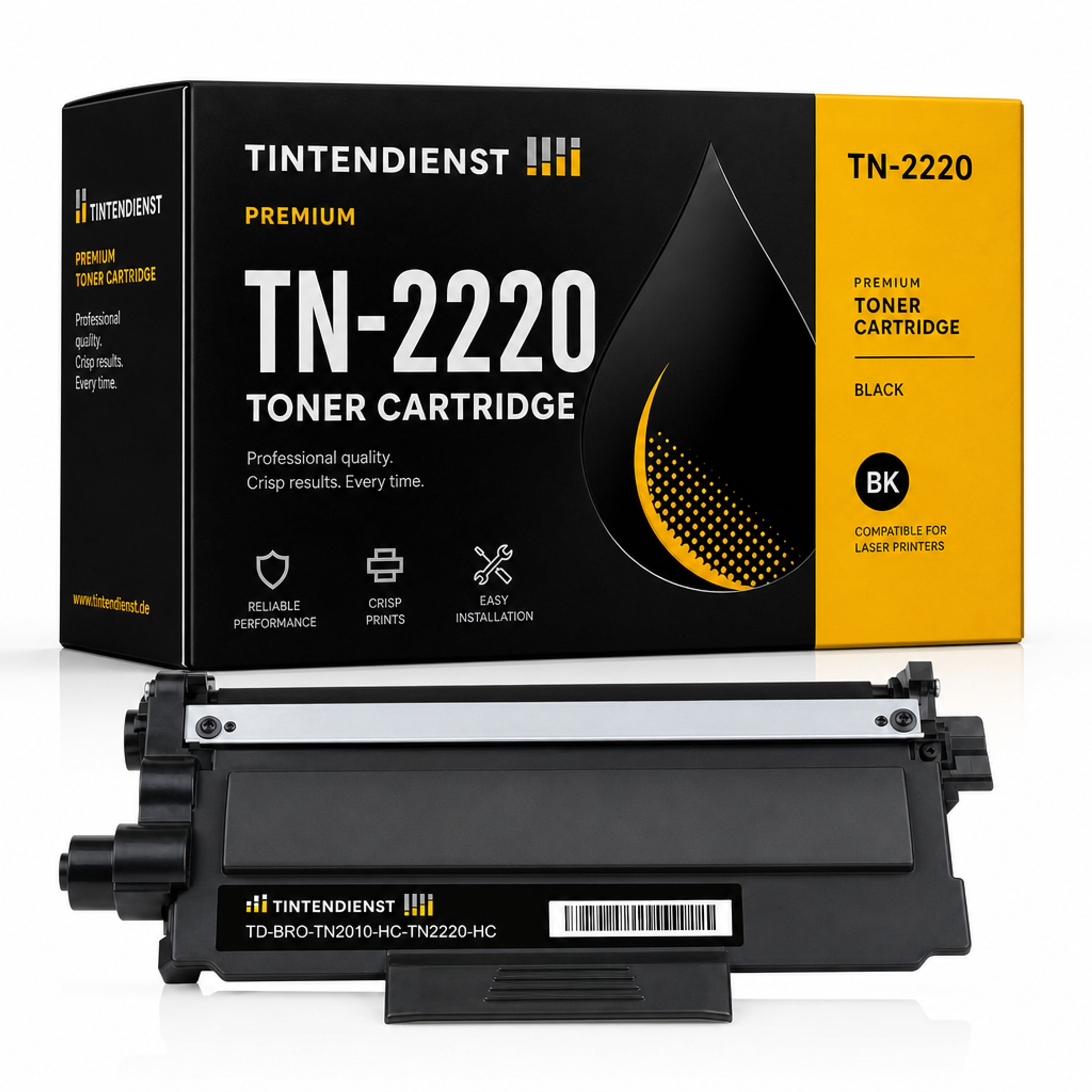 Toner kompatibel zu Brother TN-2220, schwarz